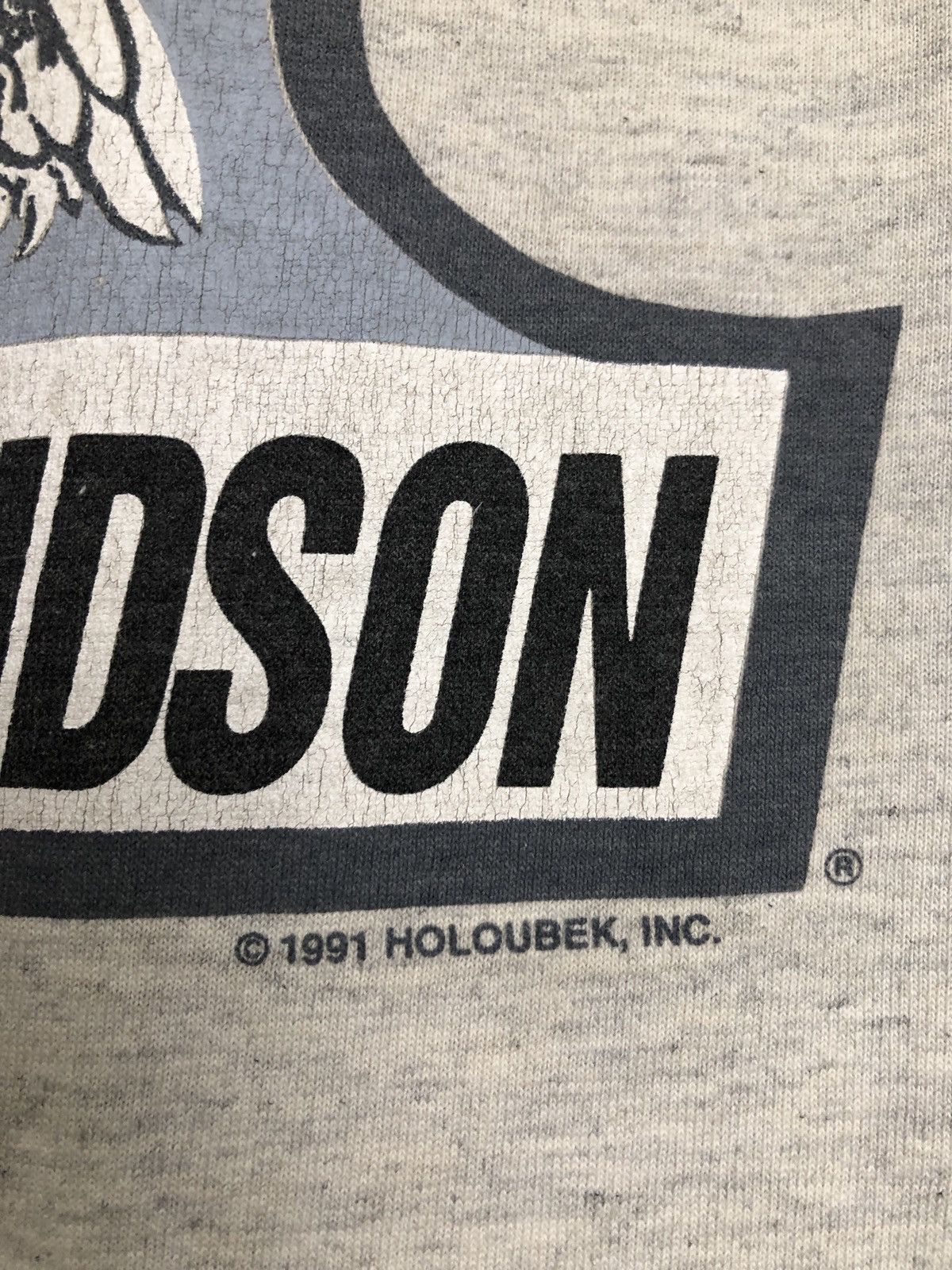 Harley Davidson Vintage 1991 Harley Davidson Raglan T-Shirt Size US M / EU 48-50 / 2 - 3 Thumbnail
