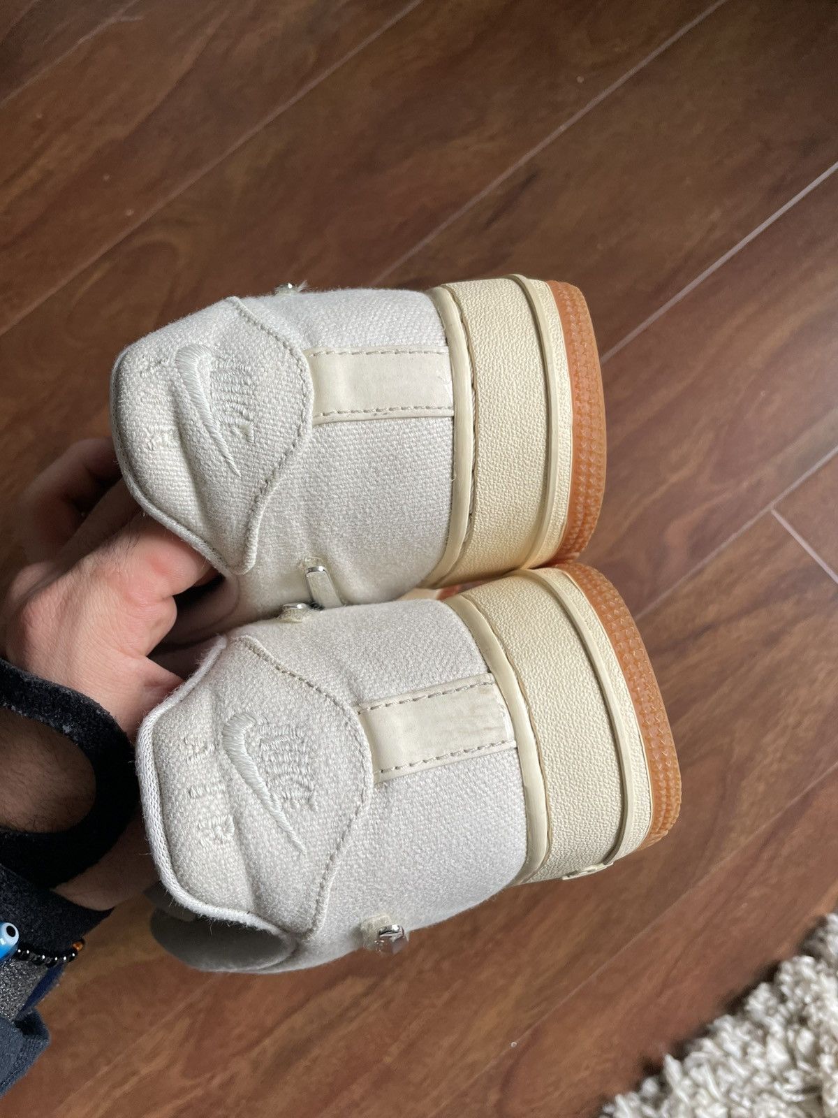 Nike × Travis Scott Nike Air Force 1 Low Travis Scott Sail Size US 10 / EU 43 - 6 Thumbnail