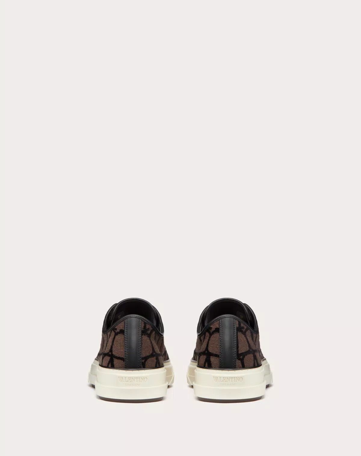 Valentino oc11z0625 Toile Iconograph Totaloop Low Top Sneaker in Black Size US 12 / EU 45 - 3 Thumbnail
