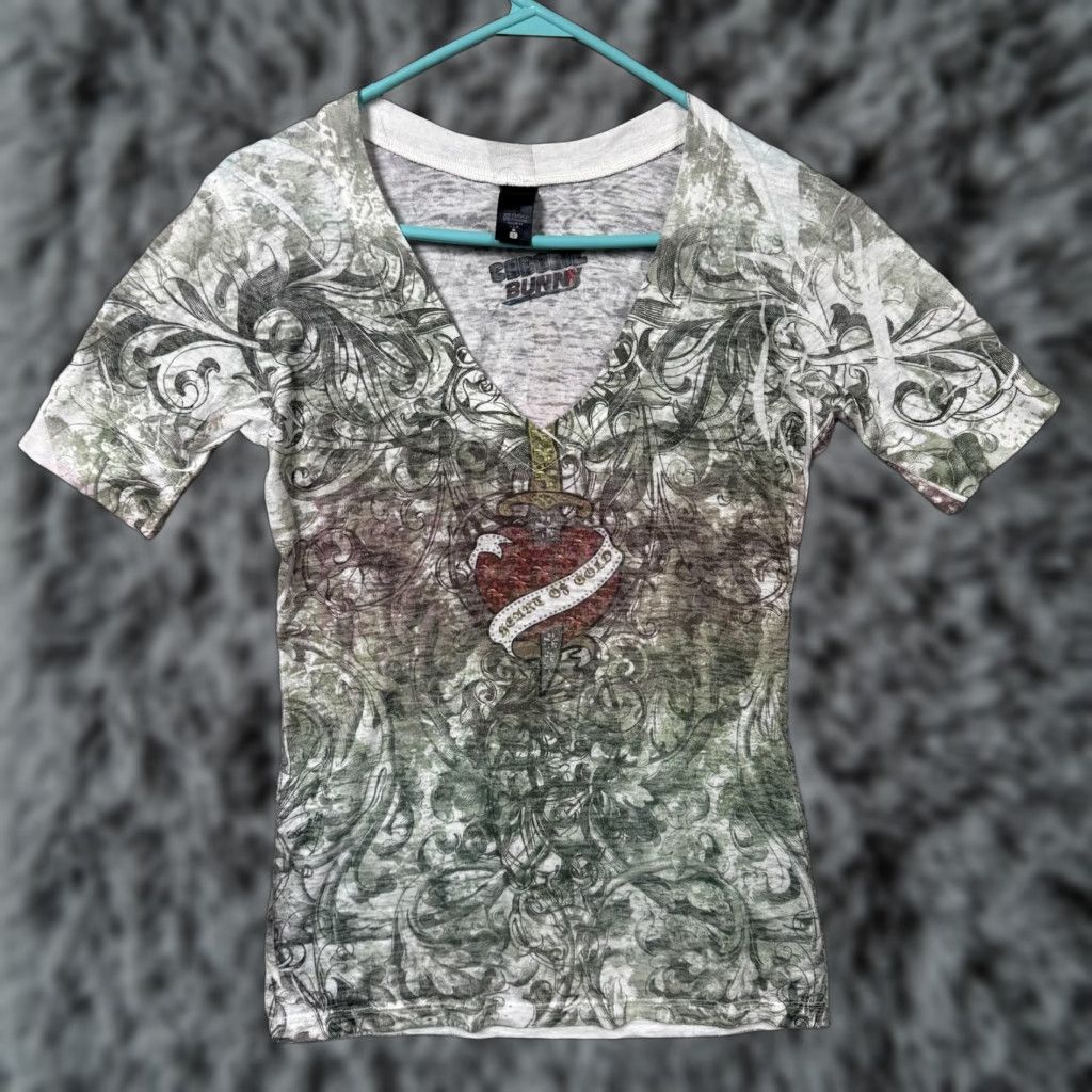 90s Chrome Hearts V-neck Tee 90s Chrome Hearts V-neck Tee 1990s