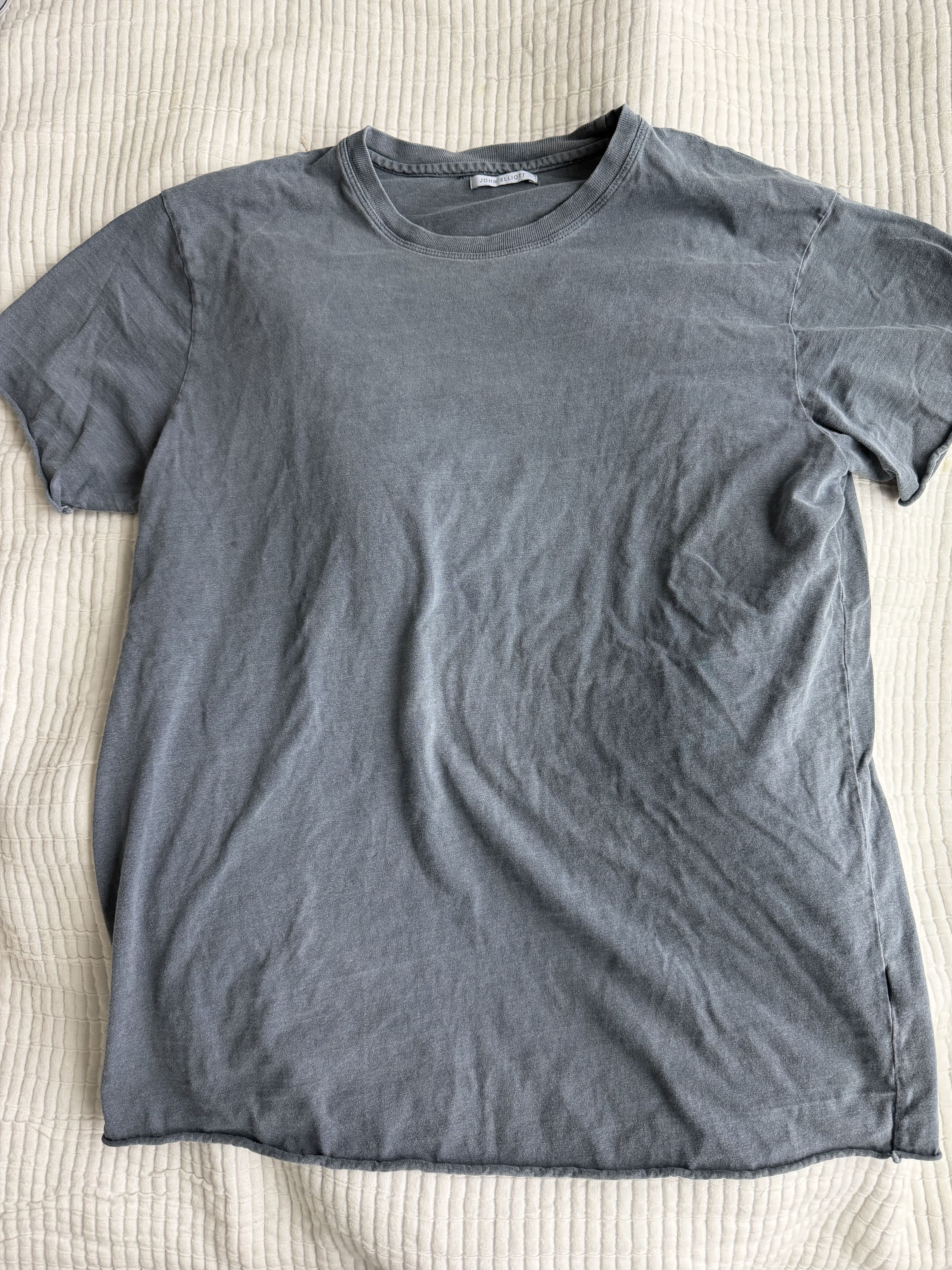 John Elliott 98USD Anti-Expo Tee Carbon Blue Size US L / EU 52-54 / 3 - 1 Thumbnail