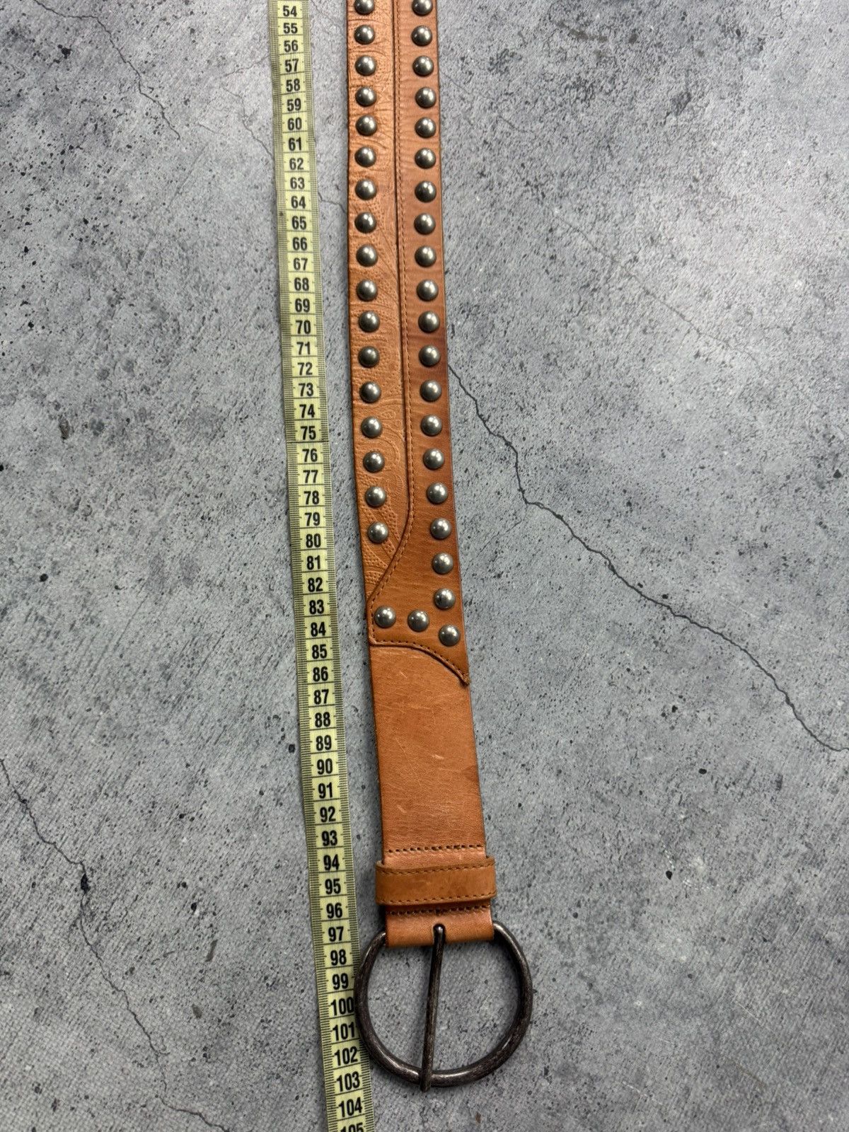 Vintage Vintage Y2K Bb.Simon Style Punk Cross Logo 🤎belt Japanese Size ONE SIZE - 5 Thumbnail