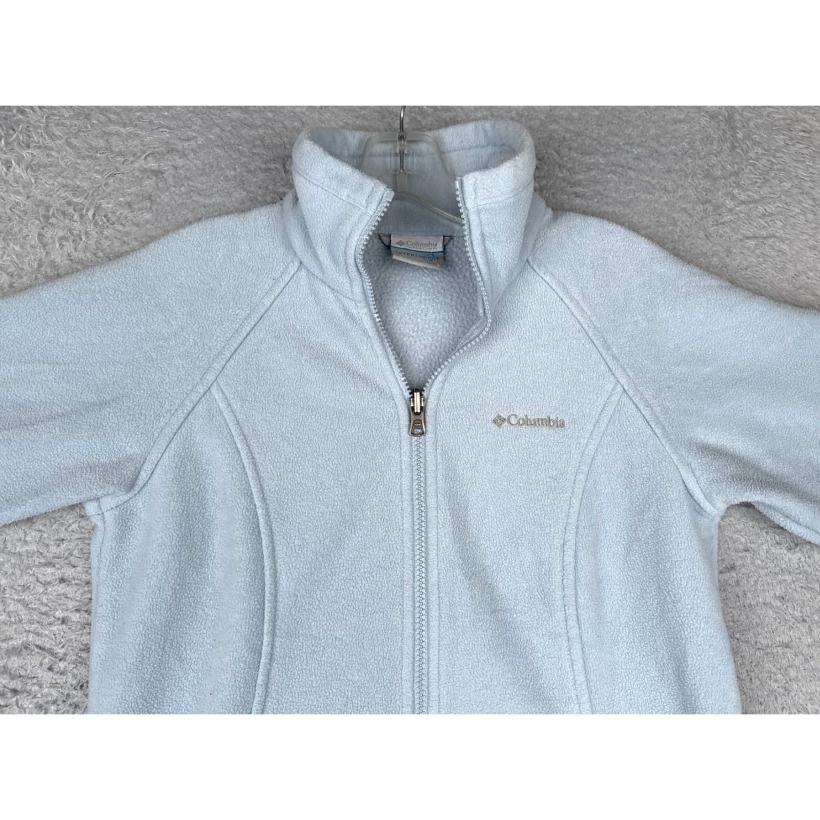 Vintage Columbia Jacket Women Small Blue Interchange Full Zip Fleece Pockets Mock Neck Size S / US 4 / IT 40 - 7 Thumbnail
