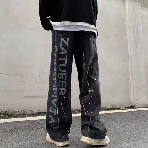 Jean Retro patchwork printed ripped jeans Size US 32 / EU 48 - 4 Thumbnail
