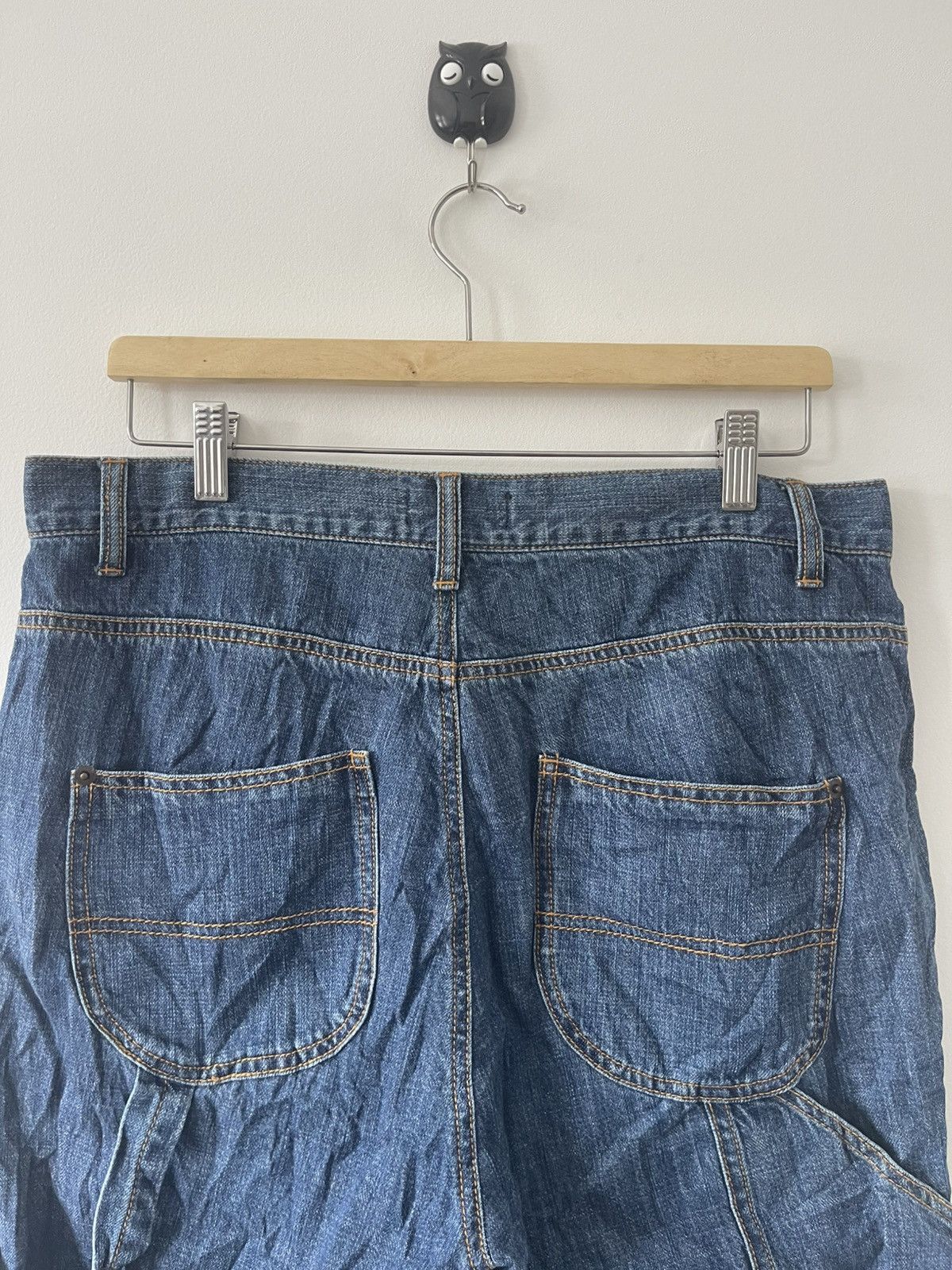 Japanese Brand Rare Vintage DEVILUSE High Waist Carpenter Style Jeans Size US 34 / EU 50 - 6 Thumbnail