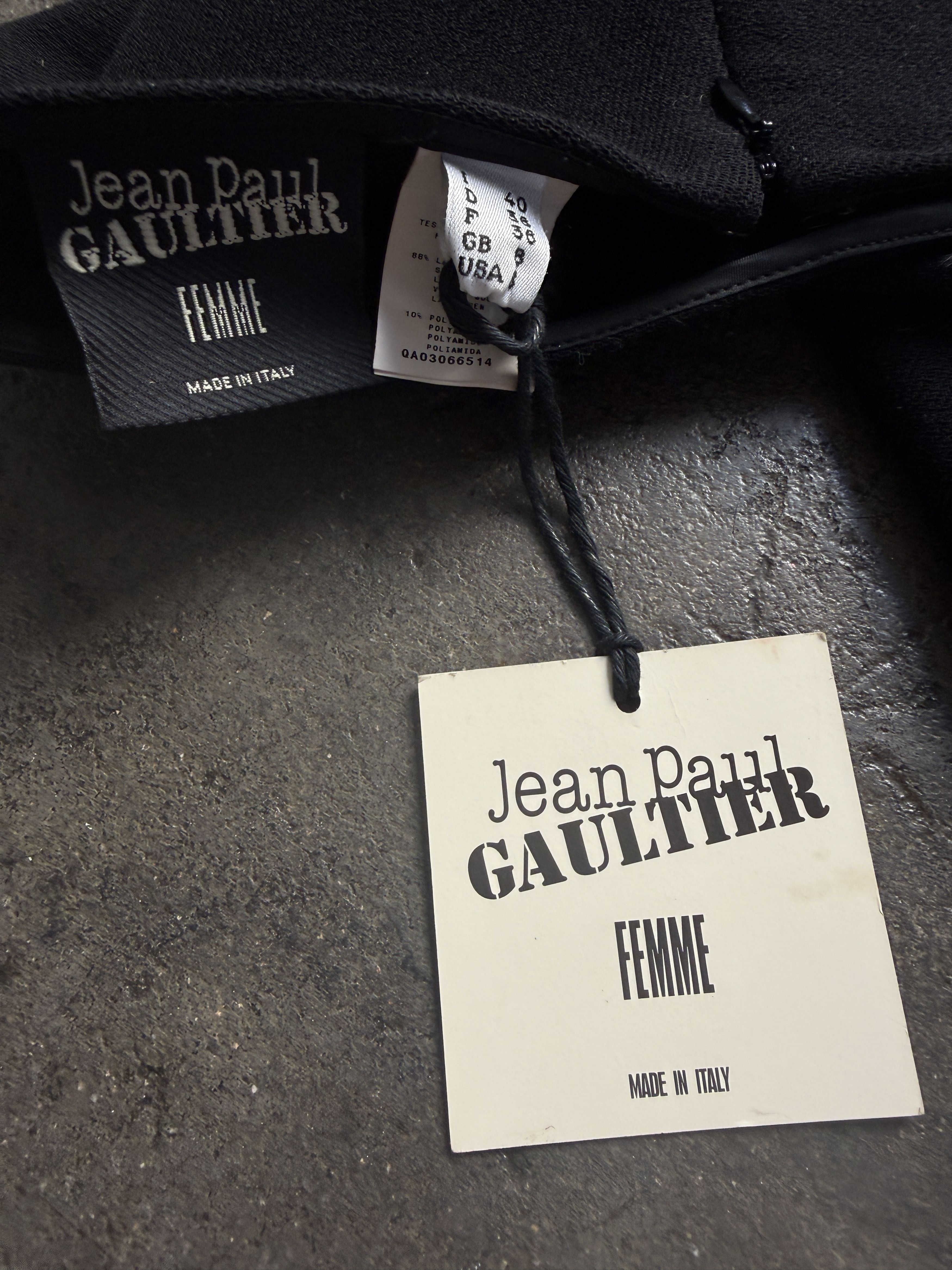 Jean Paul Gaultier Brand New Vintage 2000's Wool Capri Short Pants Size 27" / US 4 / IT 40 - 8 Thumbnail