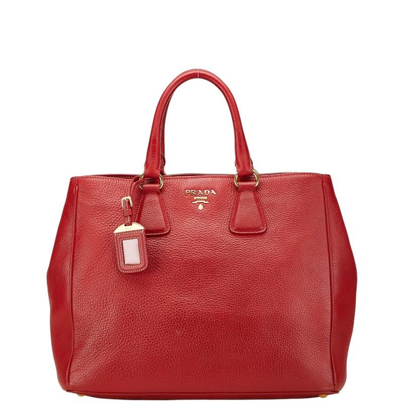 Prada Prada Prada Tote Bag Leather Tote Bag Leather Tote Bag DUTY FREE for USA Size ONE SIZE - 1 Thumbnail