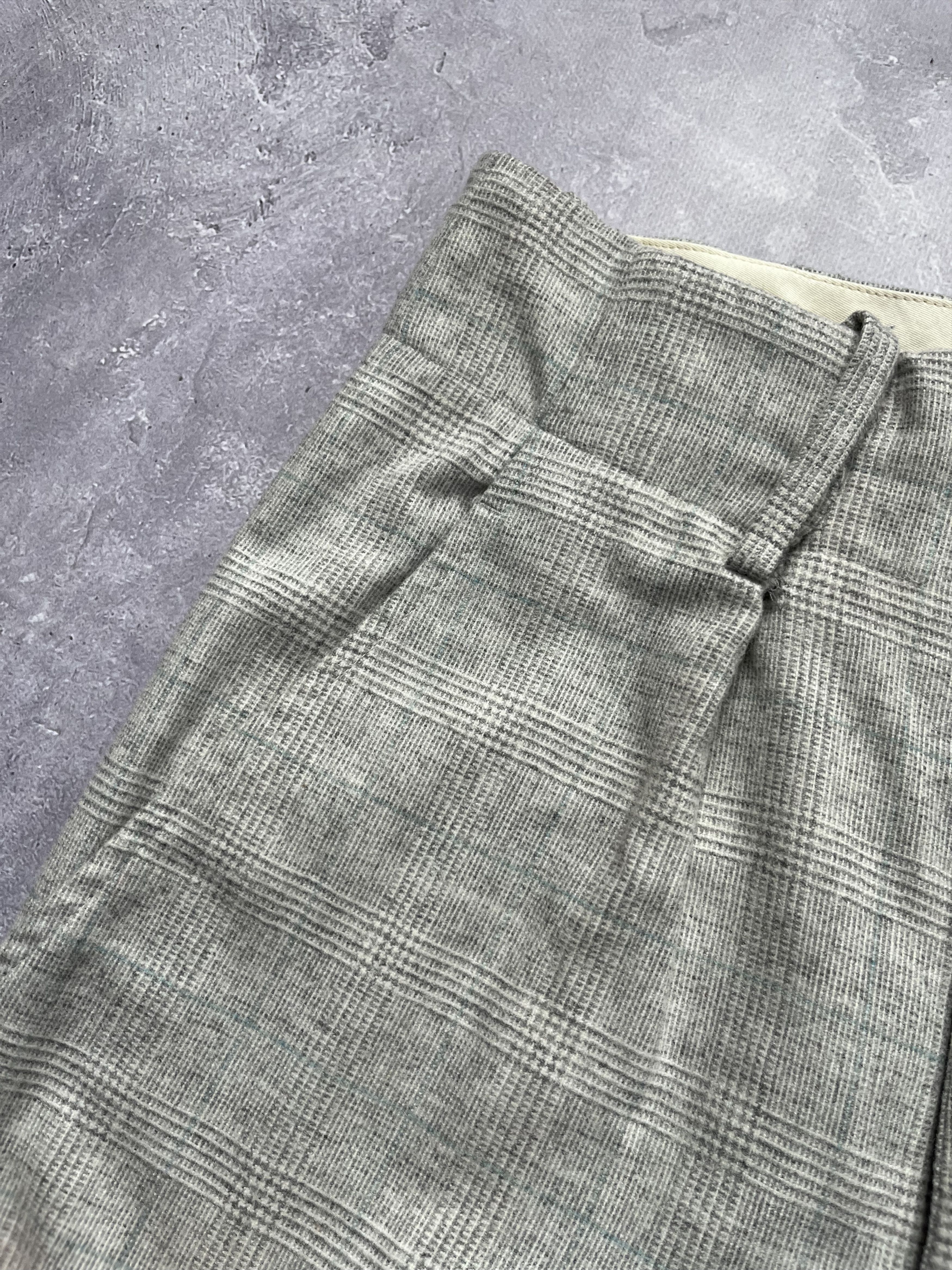 Isabel Marant Etoile Isabel Marant Etoile Noah Trousers High Rise Crop PlaidPants Size 38" / US 16 / IT 52 - 5 Thumbnail