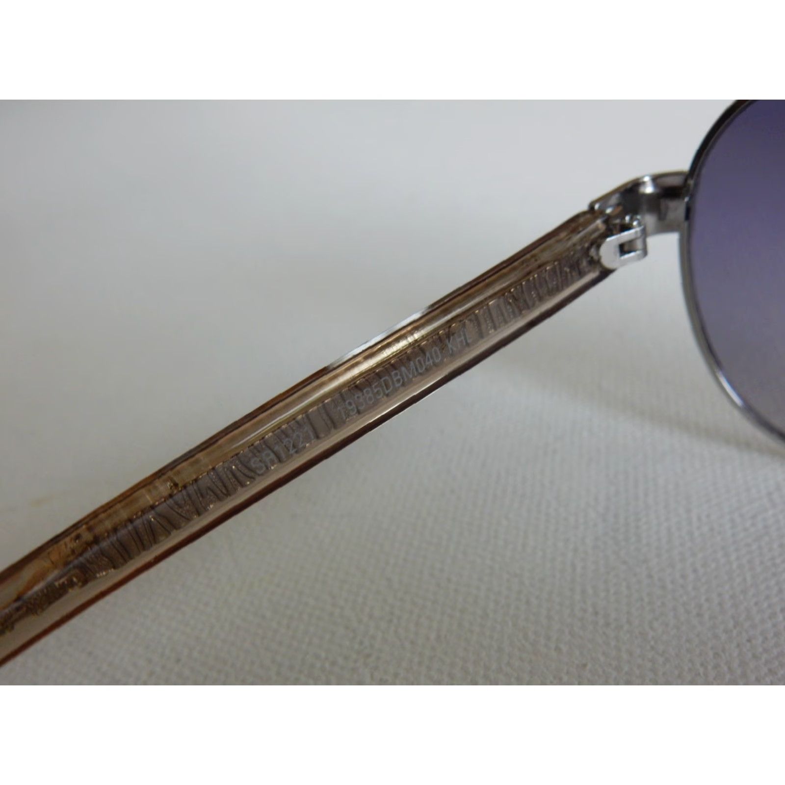 Nine West VINTAGE Nine West Women Sunglasses Animal Print Aviator Silver 90s Size ONE SIZE - 3 Thumbnail