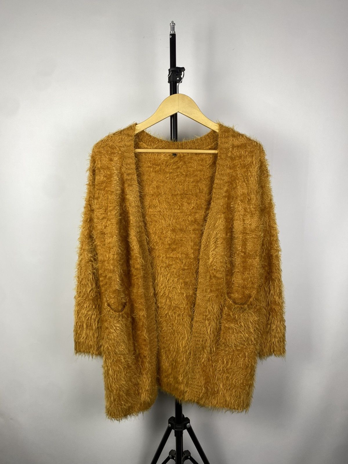 Japanese Brand 💥Y2k Vintage Fluffy Mohair Fuzzy Japanese style cardigan Size M / US 6-8 / IT 42-44 - 1 Thumbnail