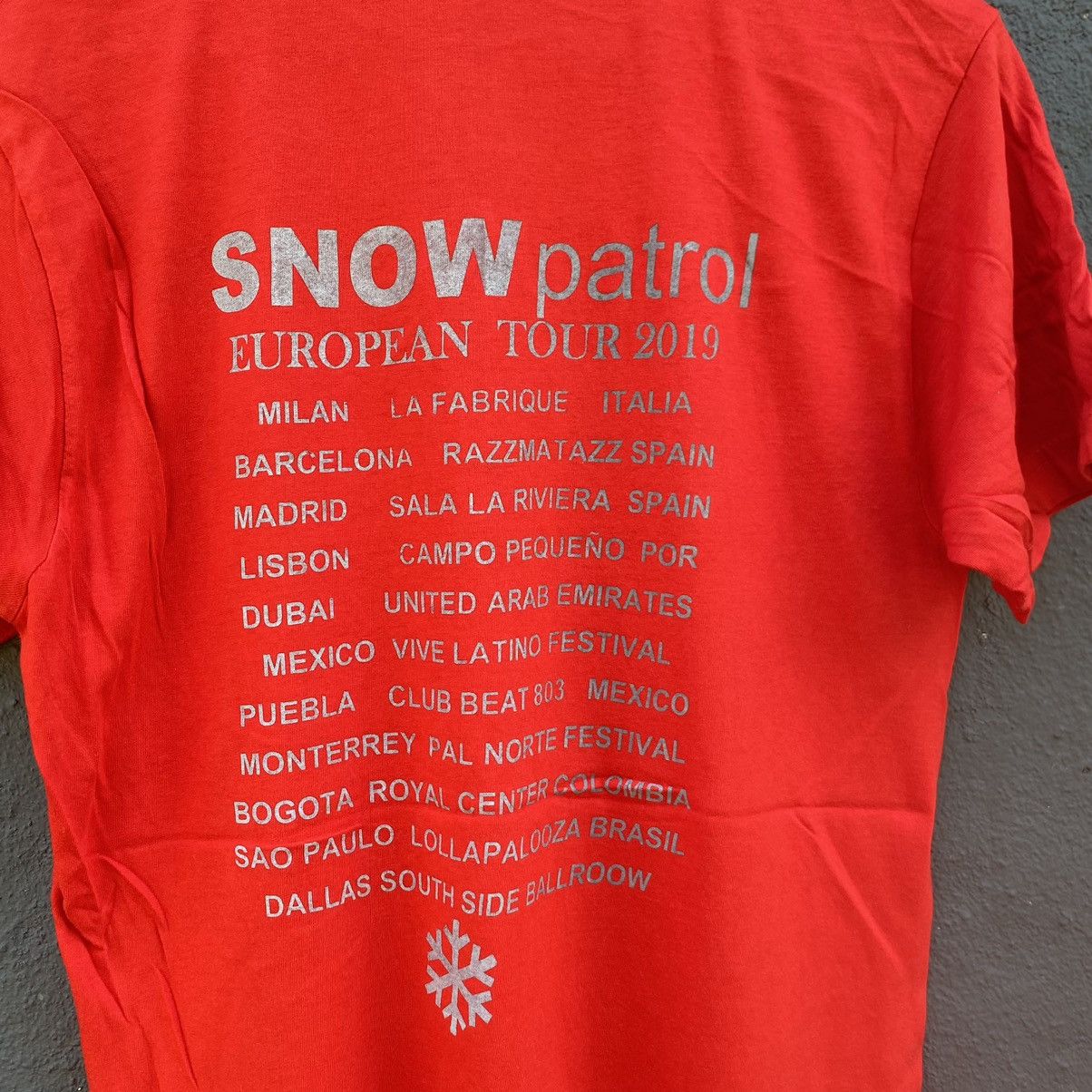 Band Tees Vintage Y2K Snow Patrol Band Europe Tour ERD GRUNGE TEE Size US M / EU 48-50 / 2 - 4 Thumbnail