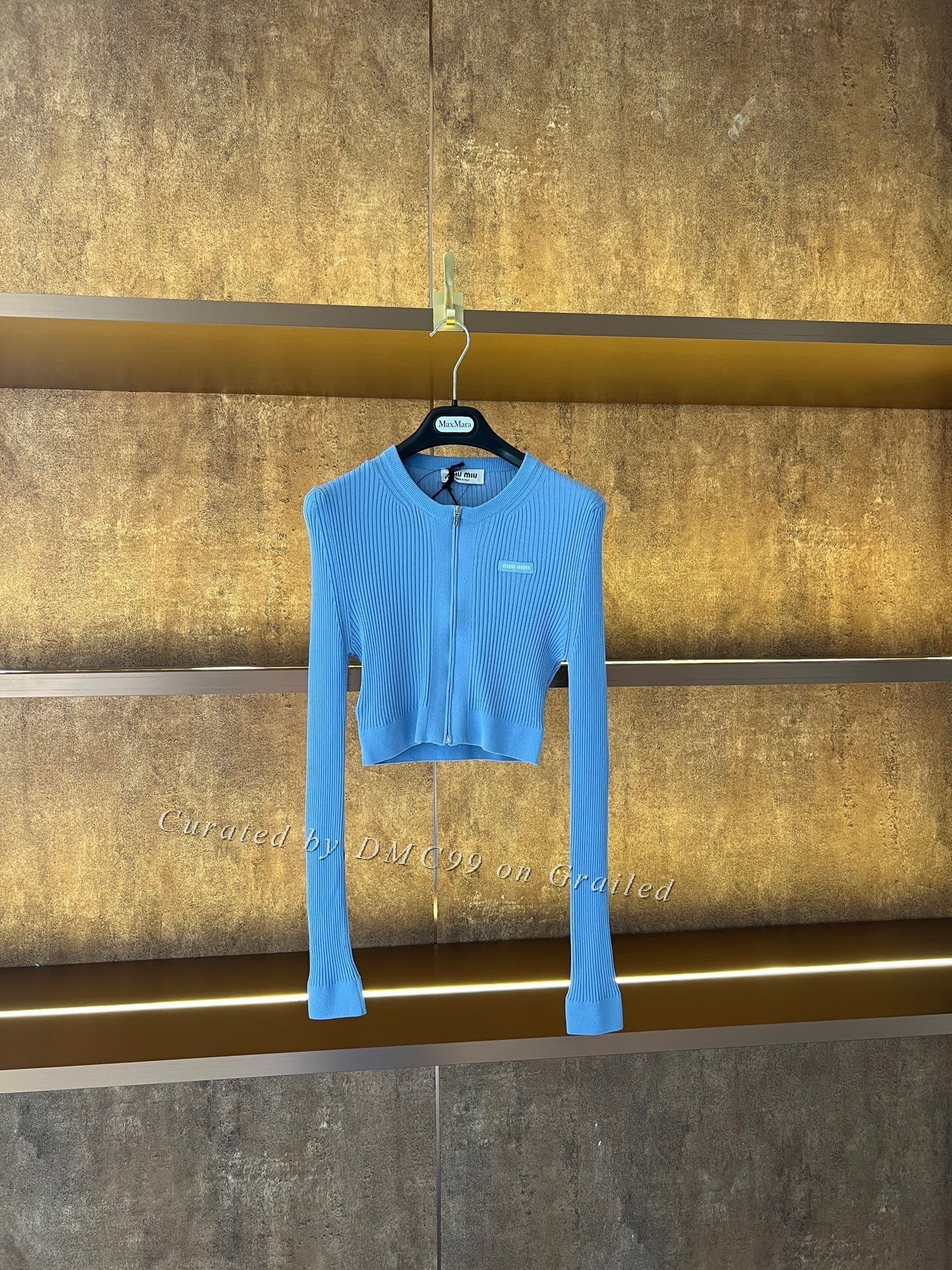 Miu Miu Miumiu Slogan Knit Sweater Size S / US 4 / IT 40 - 1 Thumbnail