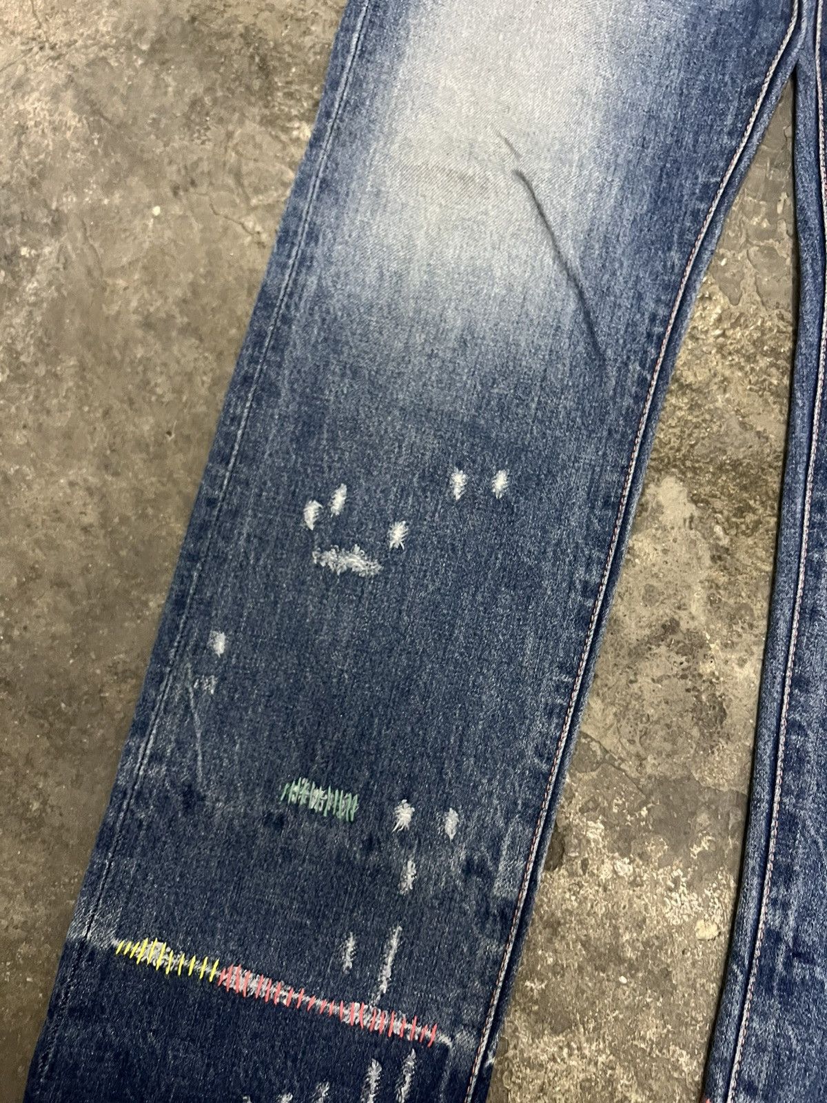 Japanese Brand TSUMORI CHISATO BY ISSEY MIYAKE DISTRESSED JEAN Size US 31 - 6 Thumbnail
