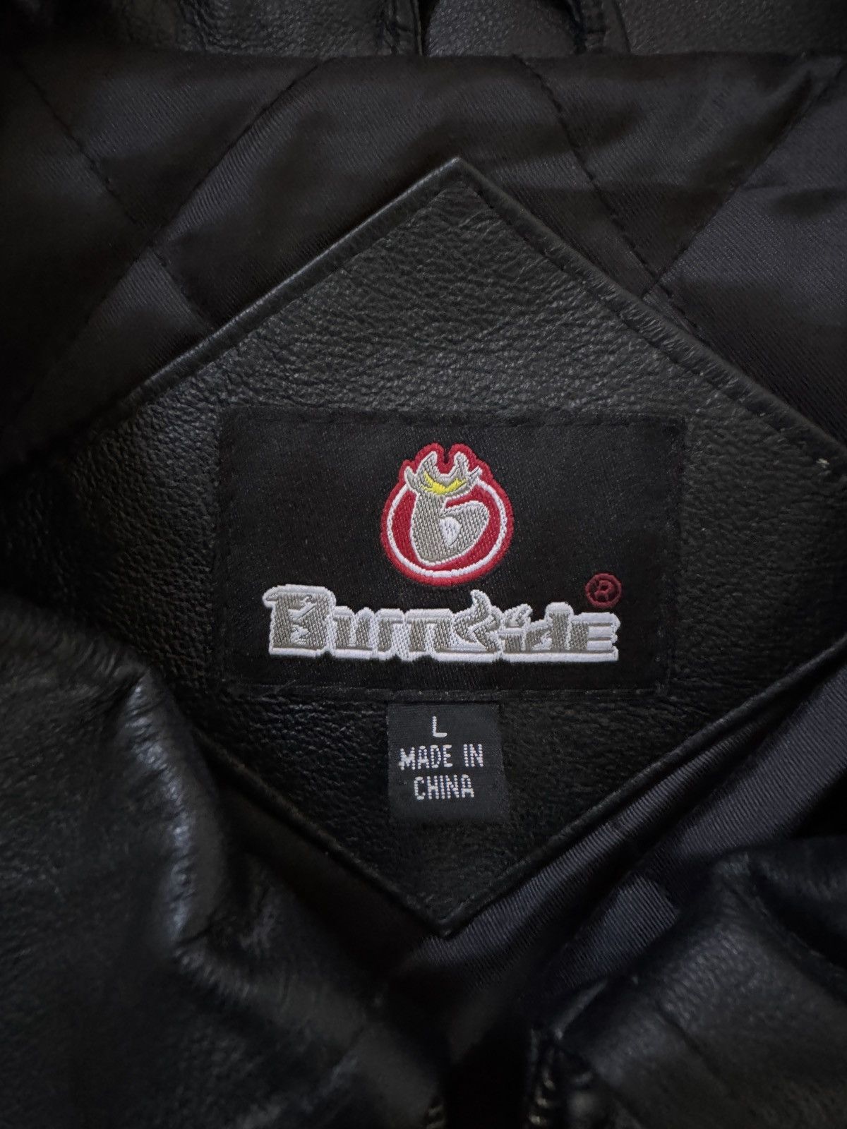 Burnside × Vintage Burnside Leather Jacket Size US L / EU 52-54 / 3 - 3 Thumbnail