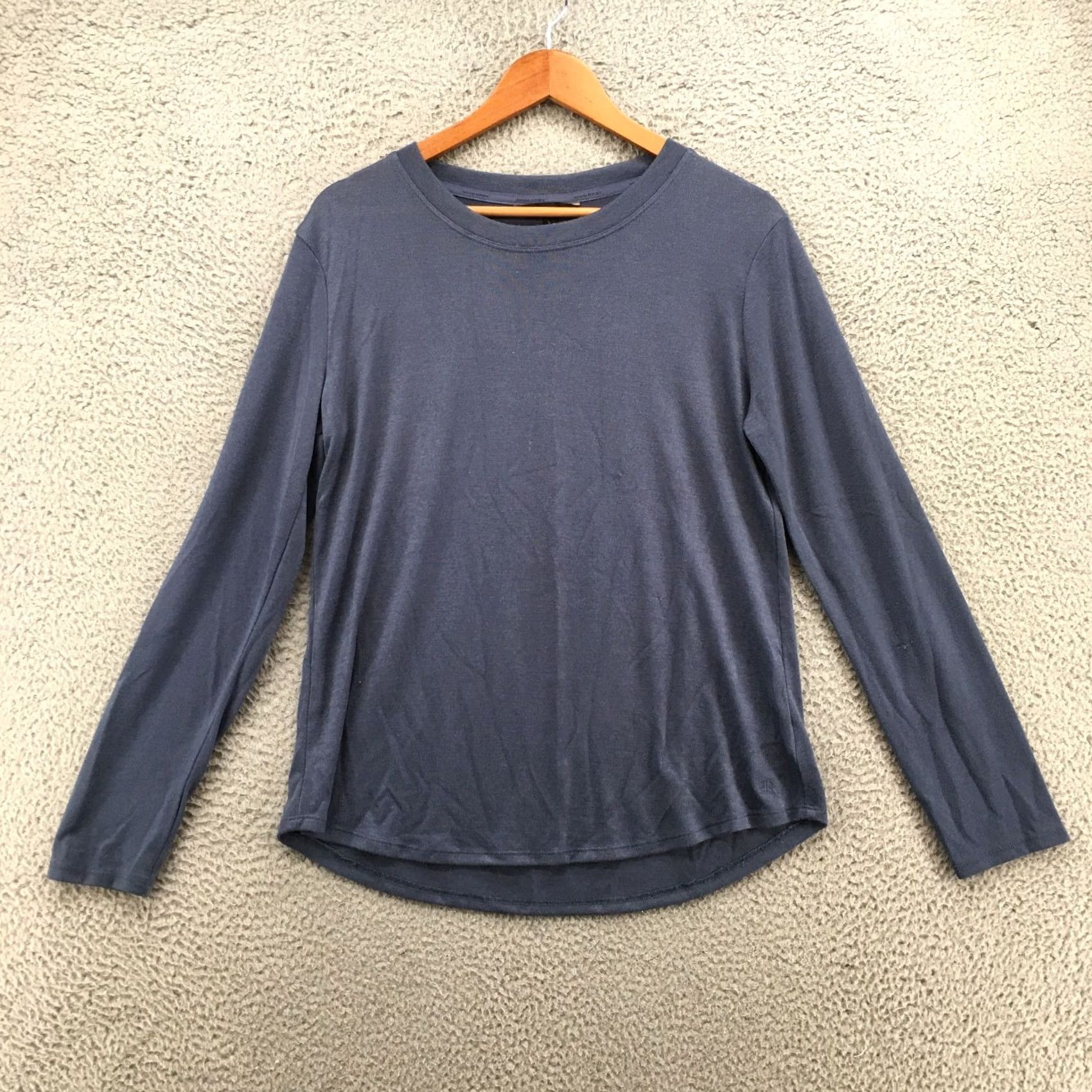 Banana Republic Banana Republic Long Sleeve Tee Top Mens Large Blue Crew Neck Pullover Casual Shirt Size US L / EU 52-54 / 3 - 2 Thumbnail