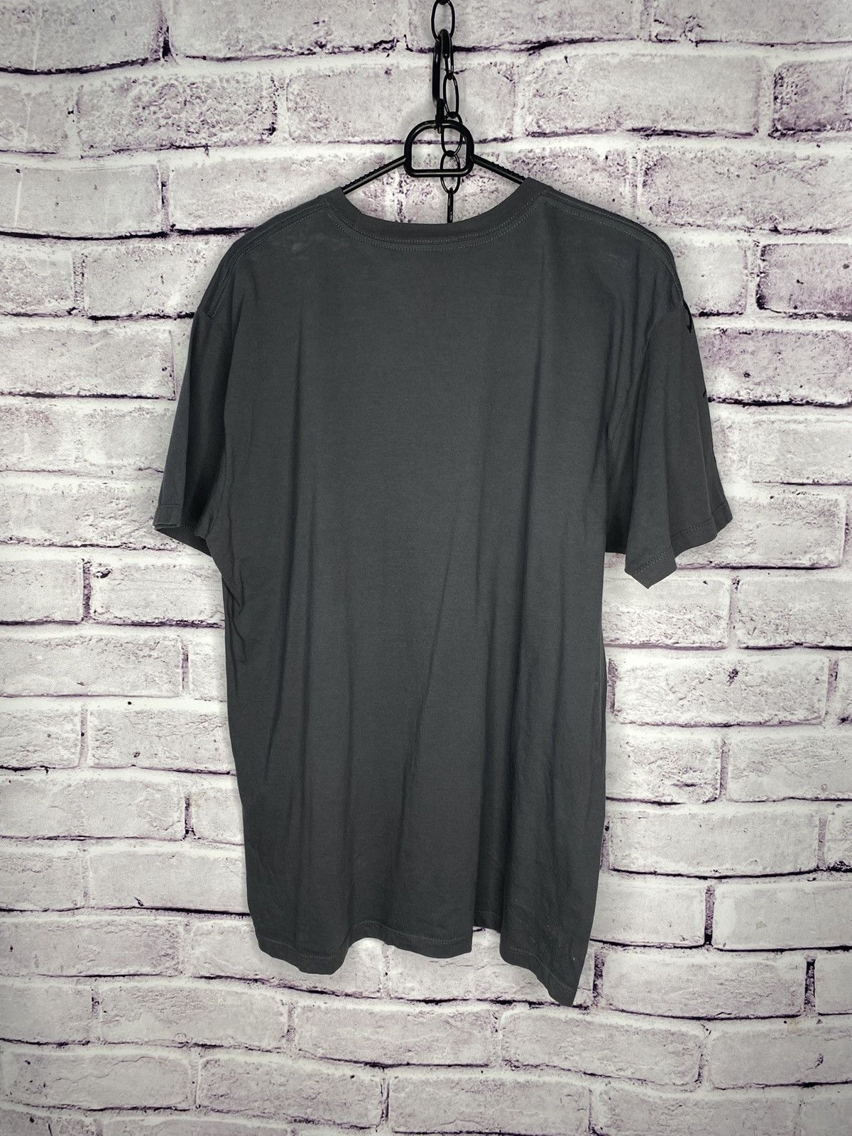 Band Tees 90s T-Shirt Mens Gray Skeleton Music Rock And Roll Grim Size US L / EU 52-54 / 3 - 12 Thumbnail