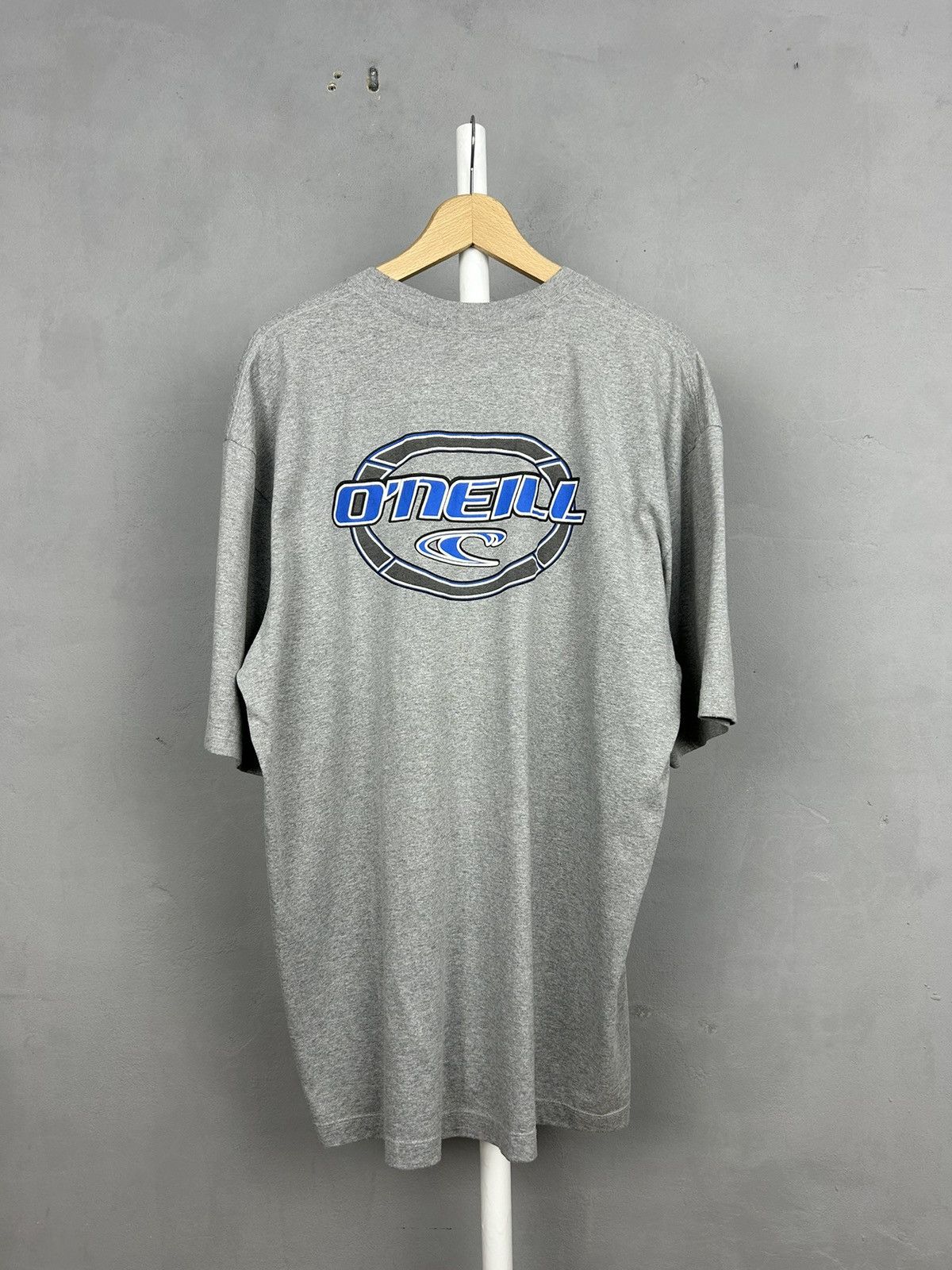 O'Neill O’Neill Surf Logo T Shirt Grey Double Logo Front Back Cotton Size US XXL / EU 58 / 5 - 6 Thumbnail
