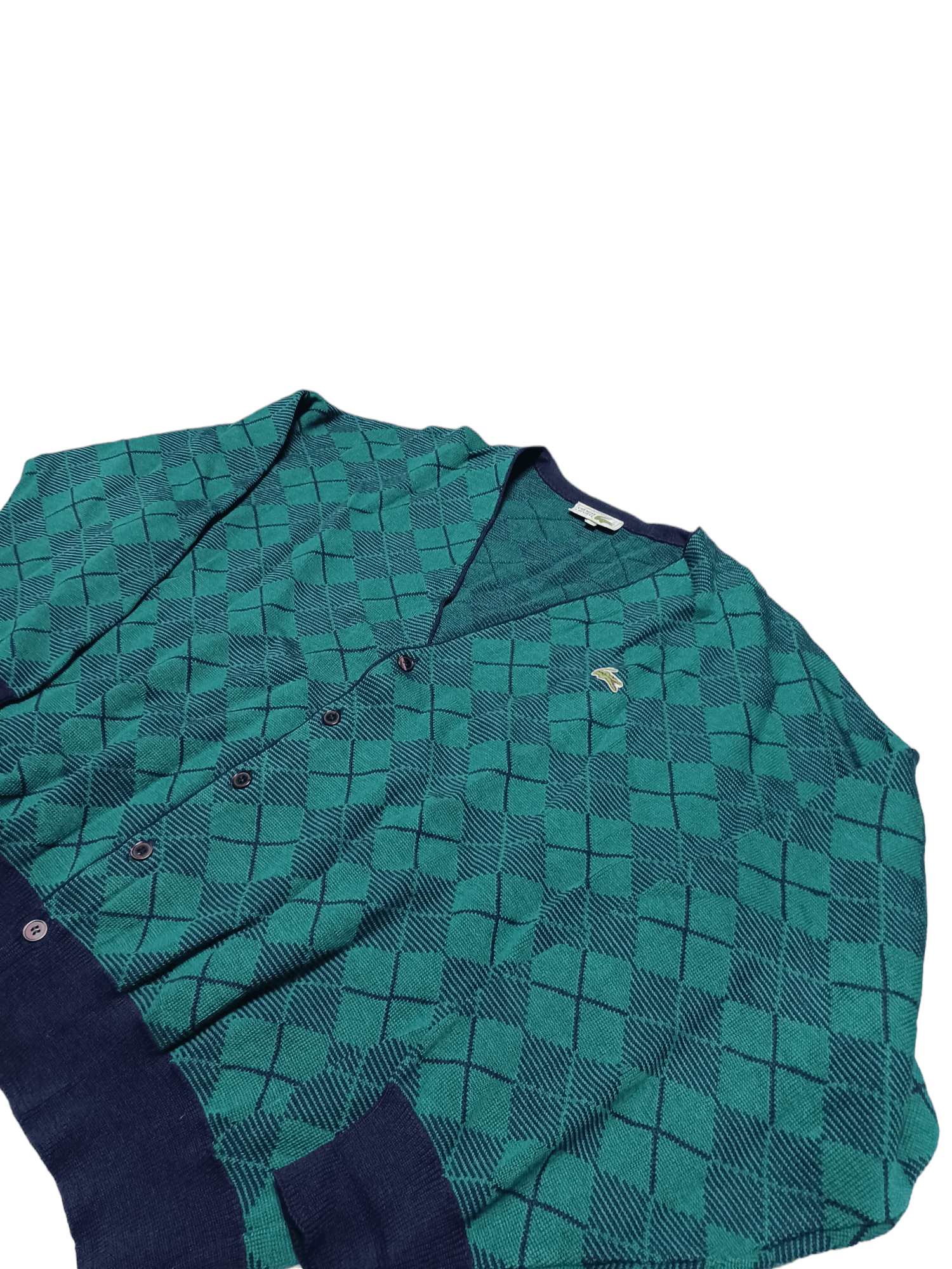 Lacoste LACOSTE VINTAGE 80S OR EARLY 90S PN WOOL CARDIGAN FRANCE Size US L / EU 52-54 / 3 - 3 Thumbnail