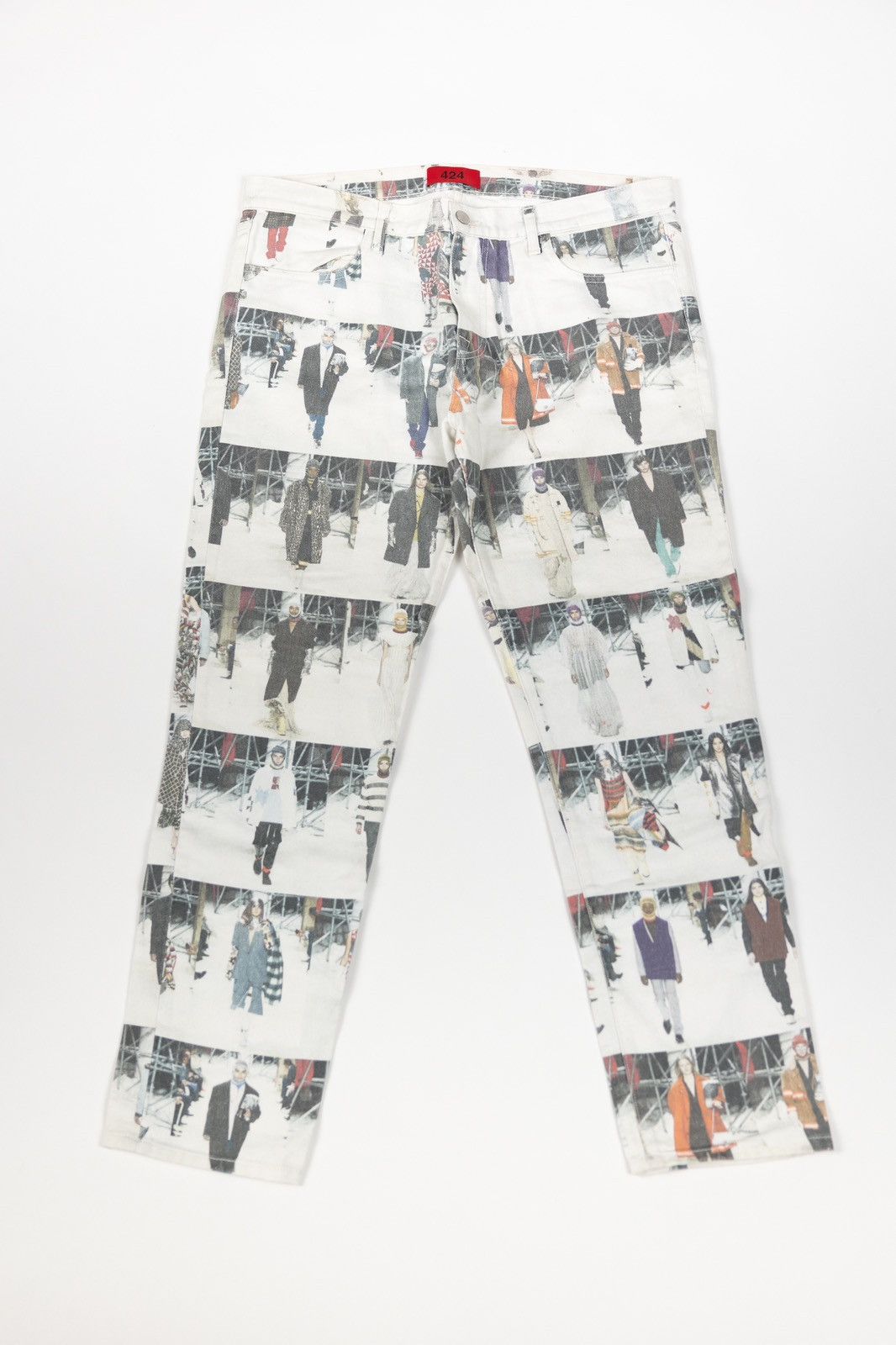 424 424 Runway Print Denim Size US 34 / EU 50 - 1 Thumbnail