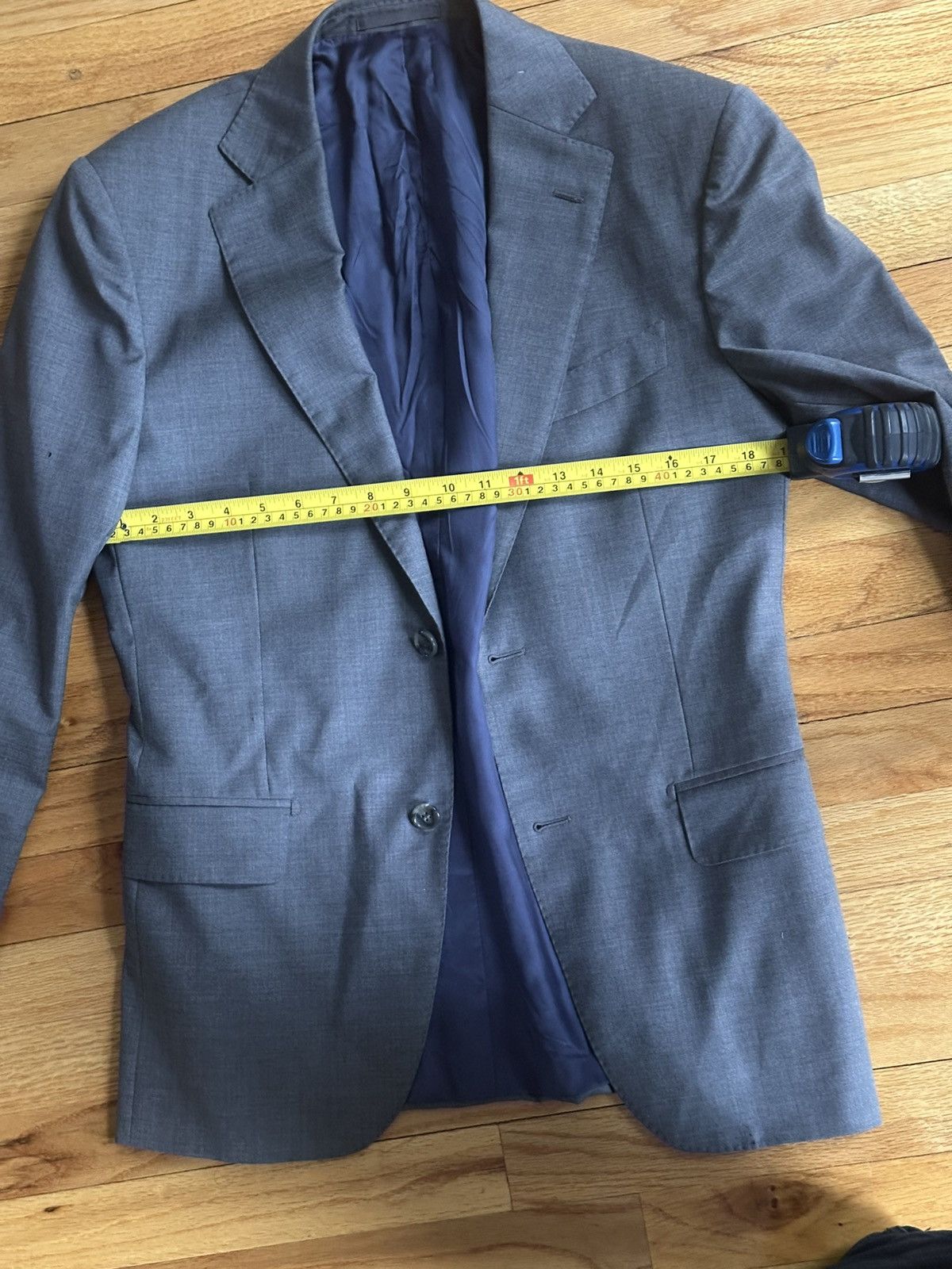 Suitsupply Suitsupply Napoli Suit - Charcoal Gray - 36R Size 36R - 6 Thumbnail