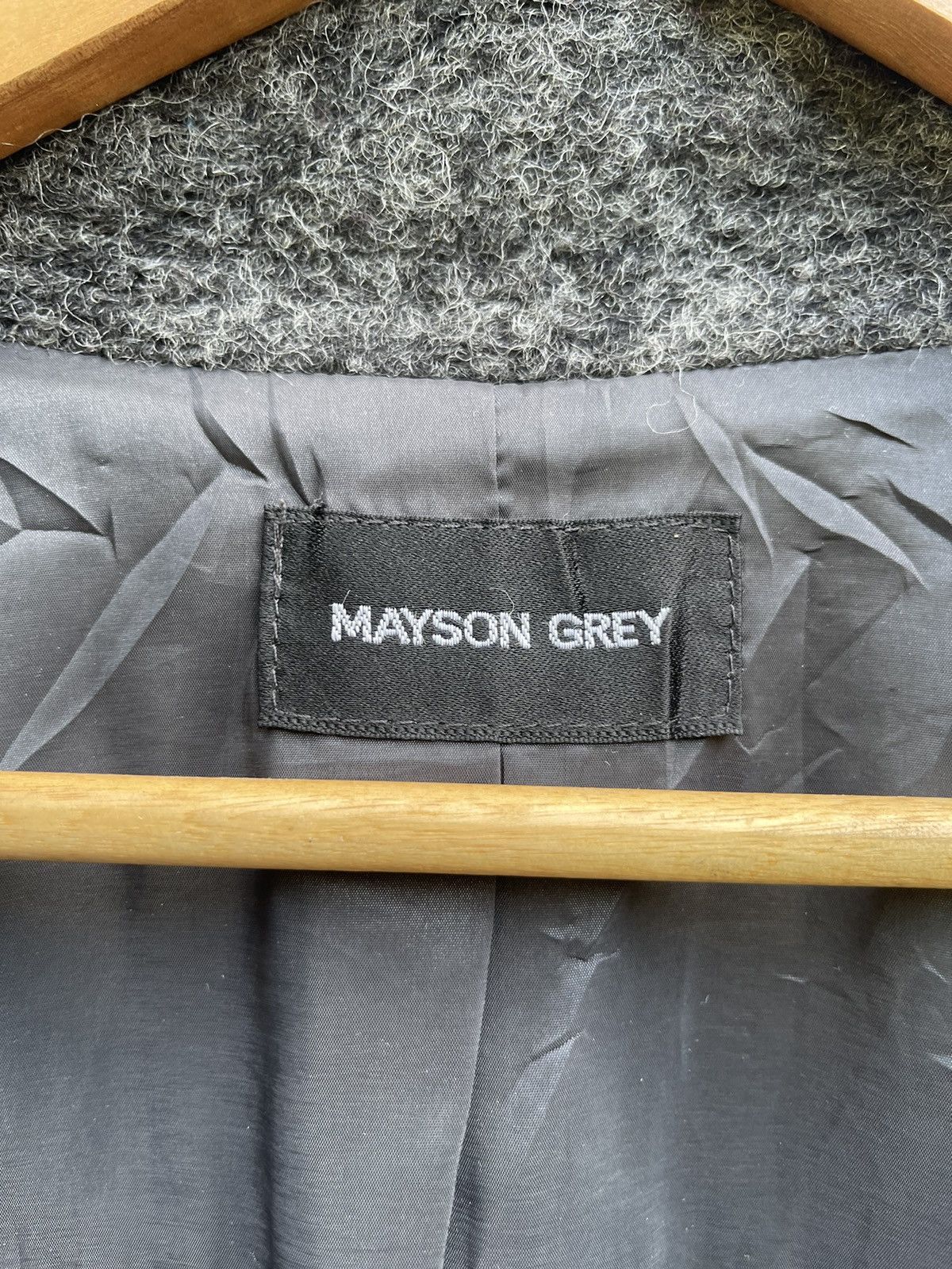 Designer Mayson Grey Wool-Blend Mid-Length Coat - Size 2 Size S / US 4 / IT 40 - 18 Thumbnail