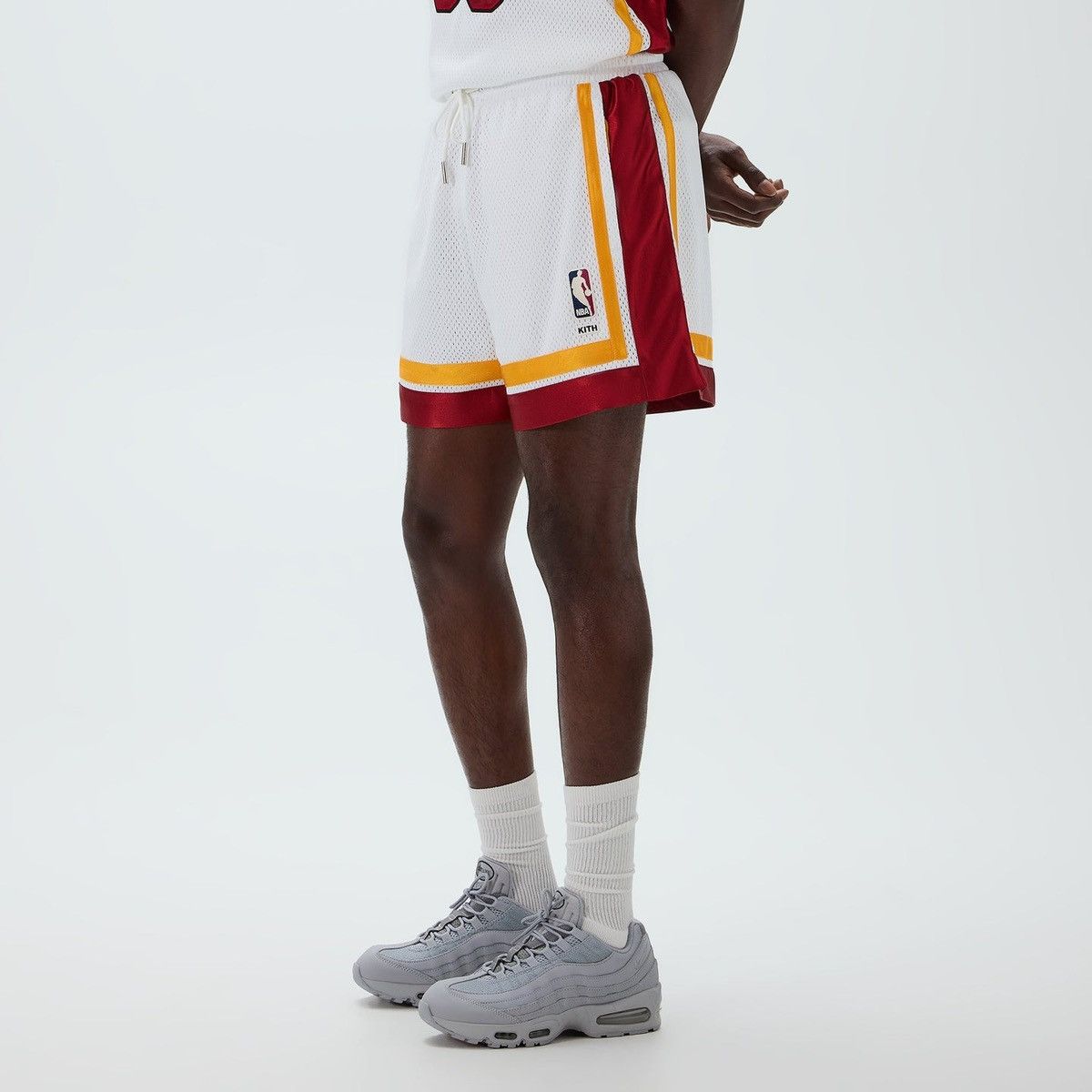 Kith × NBA Kith for NBA All-Star Miami Heat Short in “White” Size Large Size US 34 / EU 50 - 2 Thumbnail