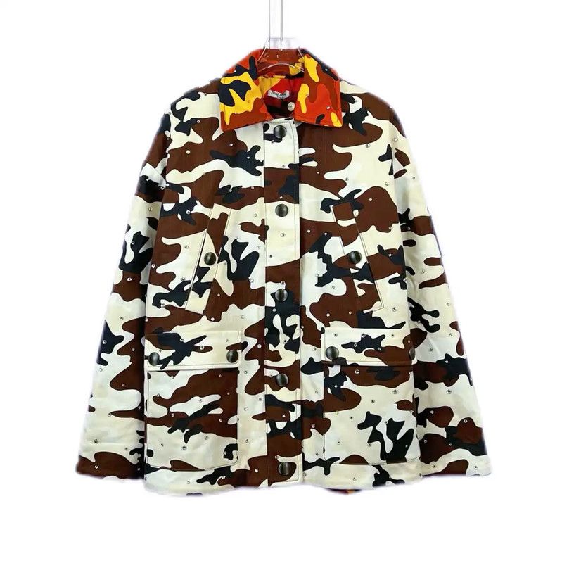 Miu Miu Color-blocked Winter Down Jacket 0089