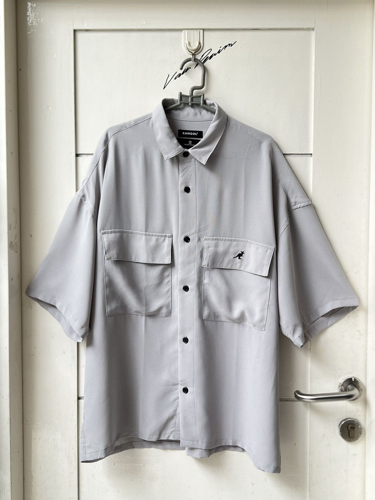 Kangol KANGOL Mono-Mart Boxy Oversize Shirt Size US L / EU 52-54 / 3 - 1 Thumbnail