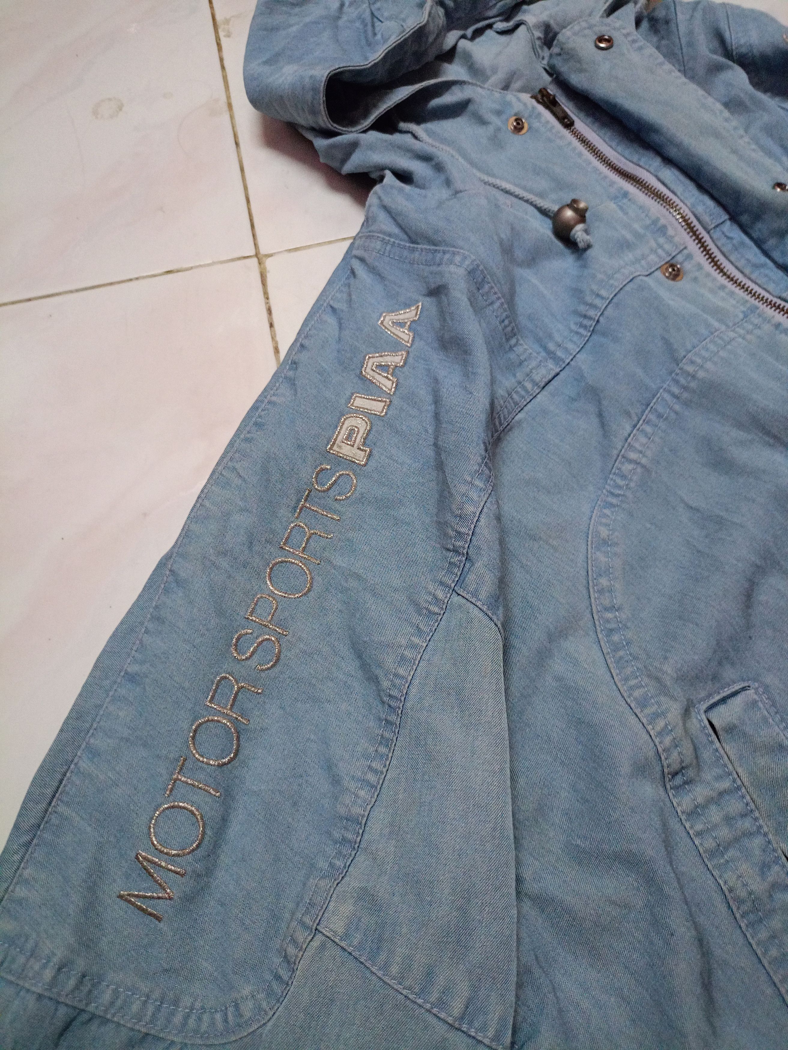 Japanese Brand × Vintage 🔥Denim parkas PIAA MOTORSPORTS X Vintage🔥 Size US XL / EU 56 / 4 - 7 Thumbnail