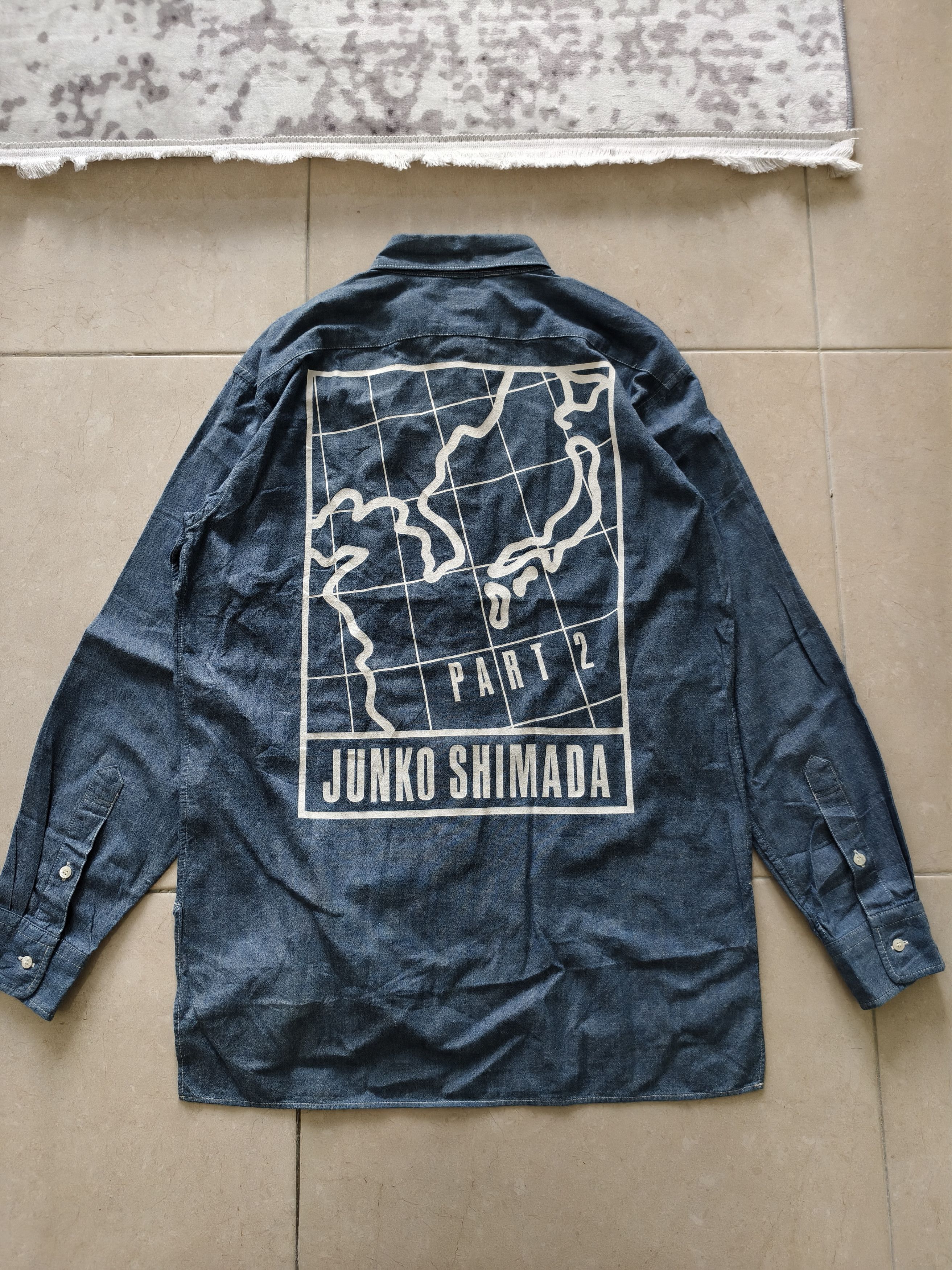 Junko Shimada 🔥STEALS🔥Very Rare Junko Shimada Part 2 Big Print Shirt Size US M / EU 48-50 / 2 - 1 Thumbnail