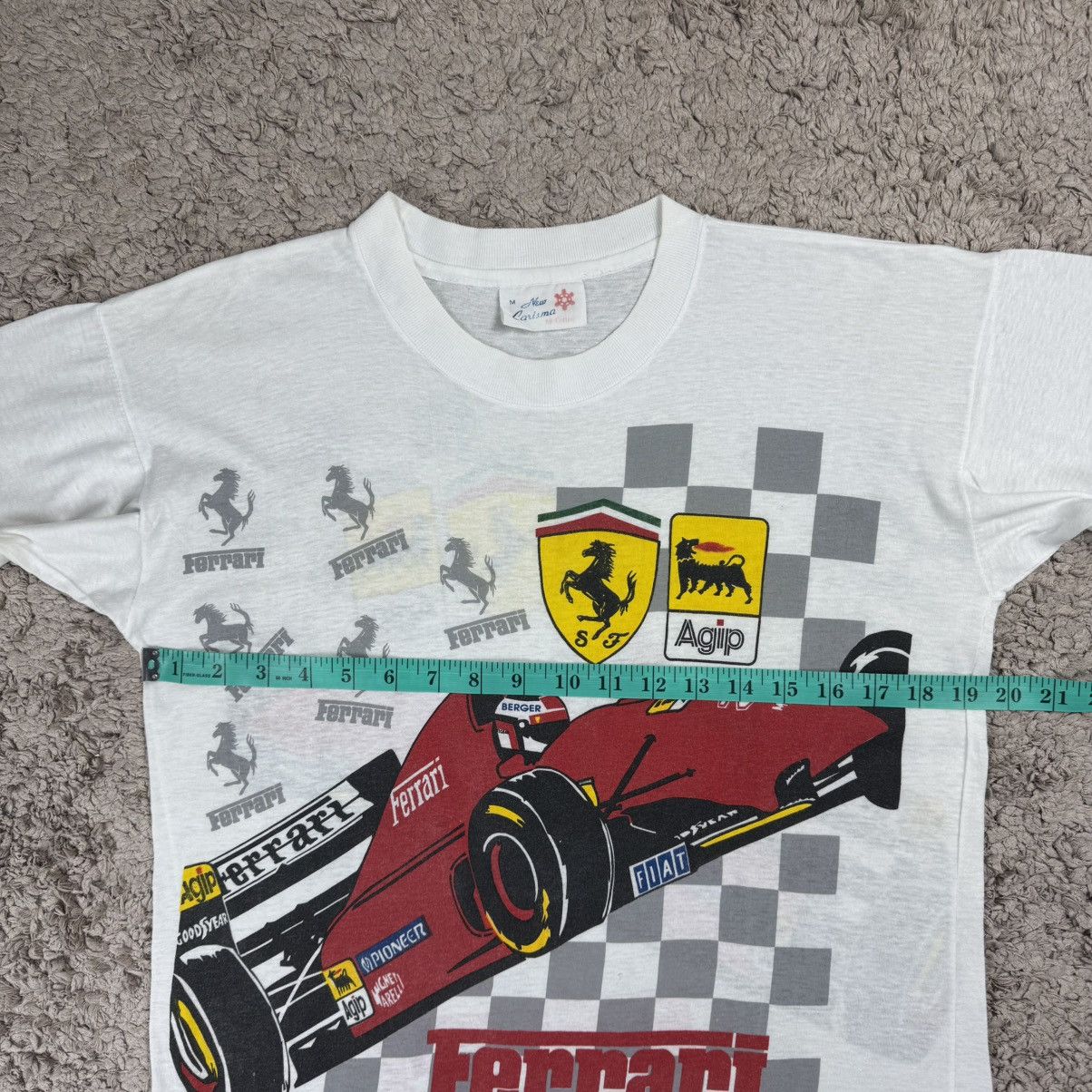 Formula 1 Vintage 1990s Ferrari Formula 1 Animation Graphic T-shirt Size US M / EU 48-50 / 2 - 13 Thumbnail