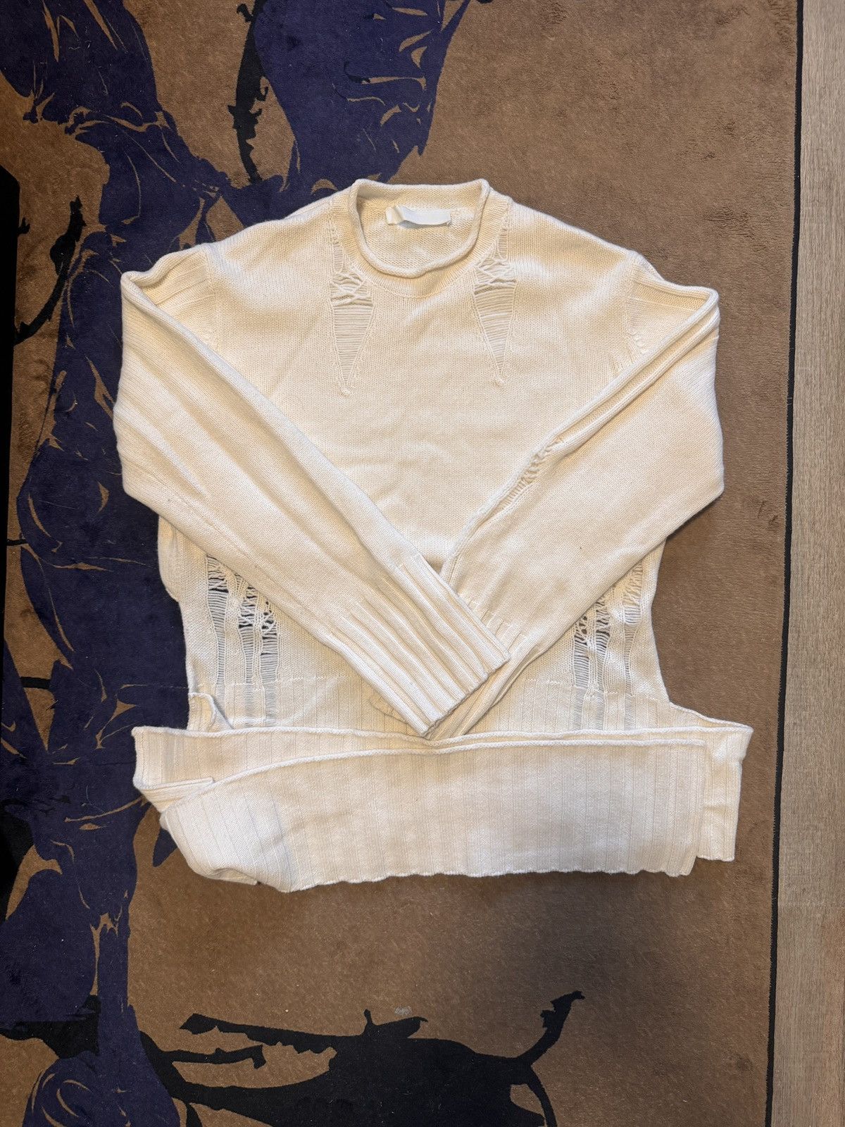 Dion Lee Distressed wrap tie cashmere sweater Size US S / EU 44-46 / 1 - 4 Thumbnail