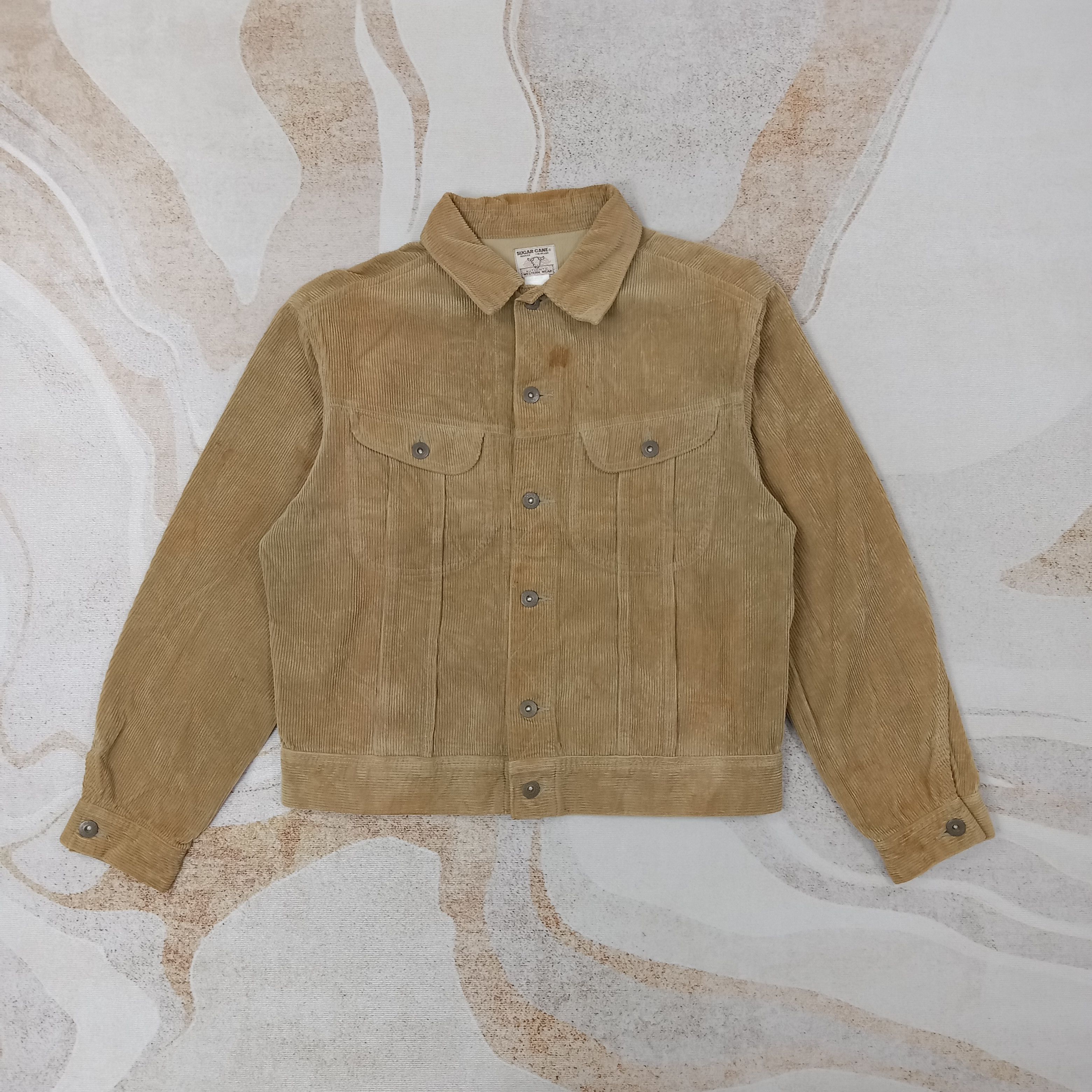 Sugar Cane Sugar Cane Japanese Corduroy Jacket C257N20 Size US M / EU 48-50 / 2 - 1 Thumbnail