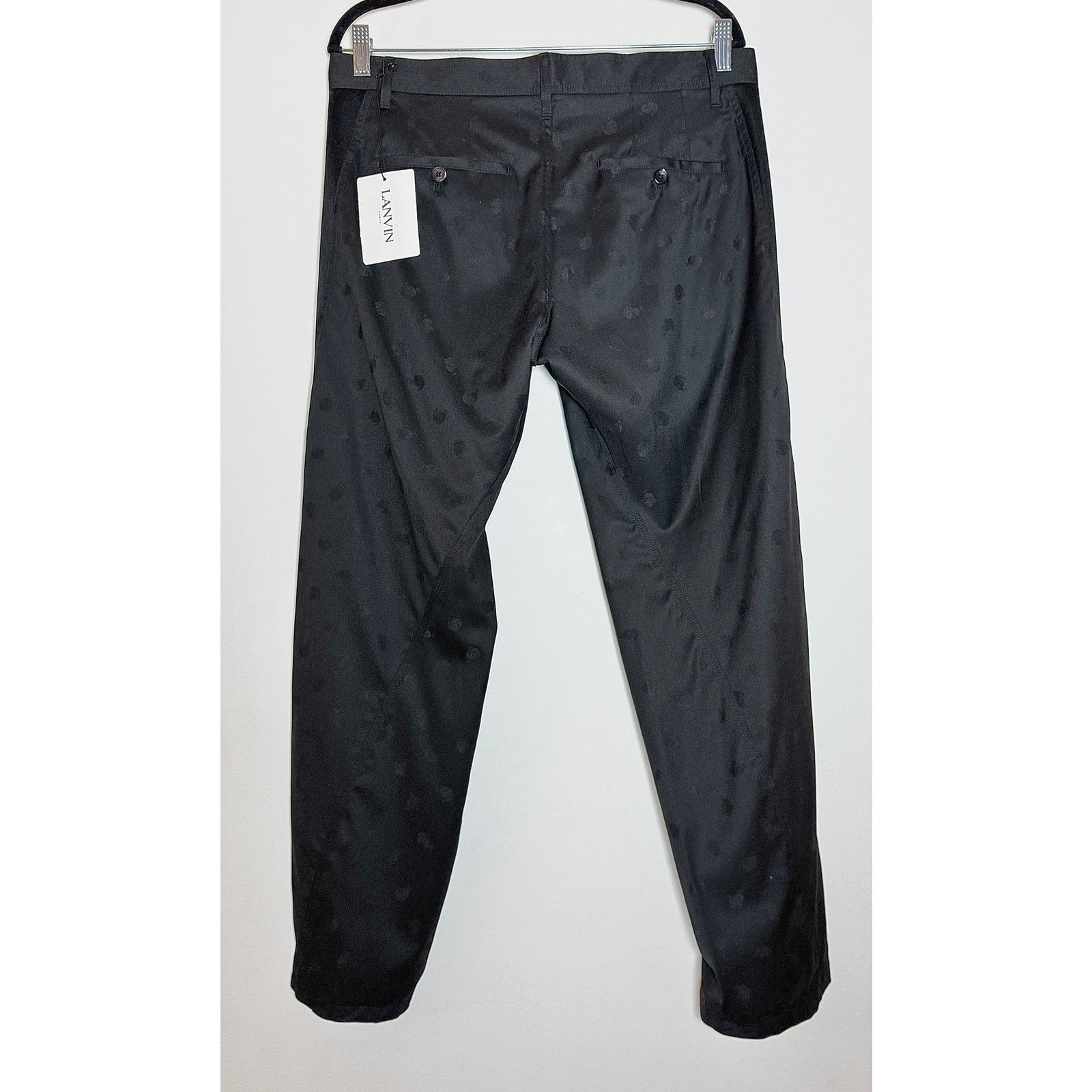 Lanvin Lanvin NWT Full Black Wool Tuxedo Size 48R - 6 Thumbnail
