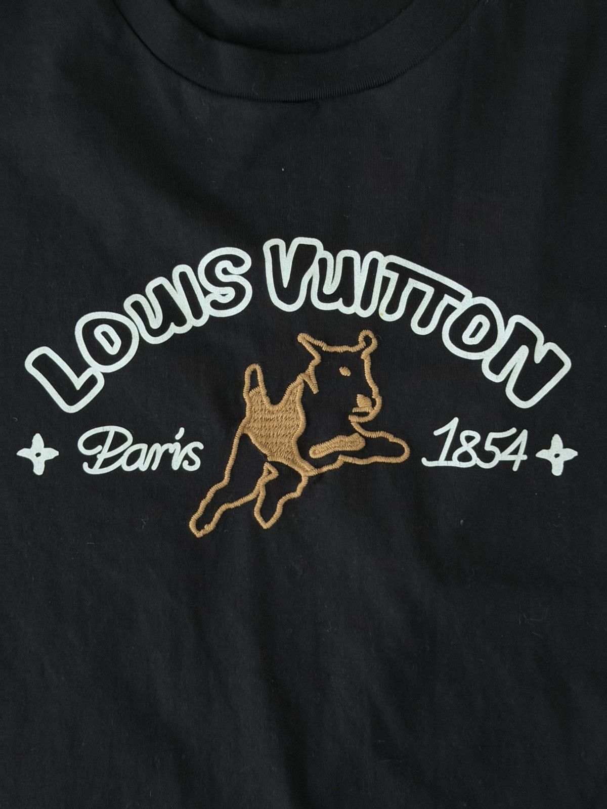 Louis Vuitton Loius Vuitton x Tyler The Creator Embroidered Cotton T-shirt Size US XL / EU 56 / 4 - 3 Thumbnail
