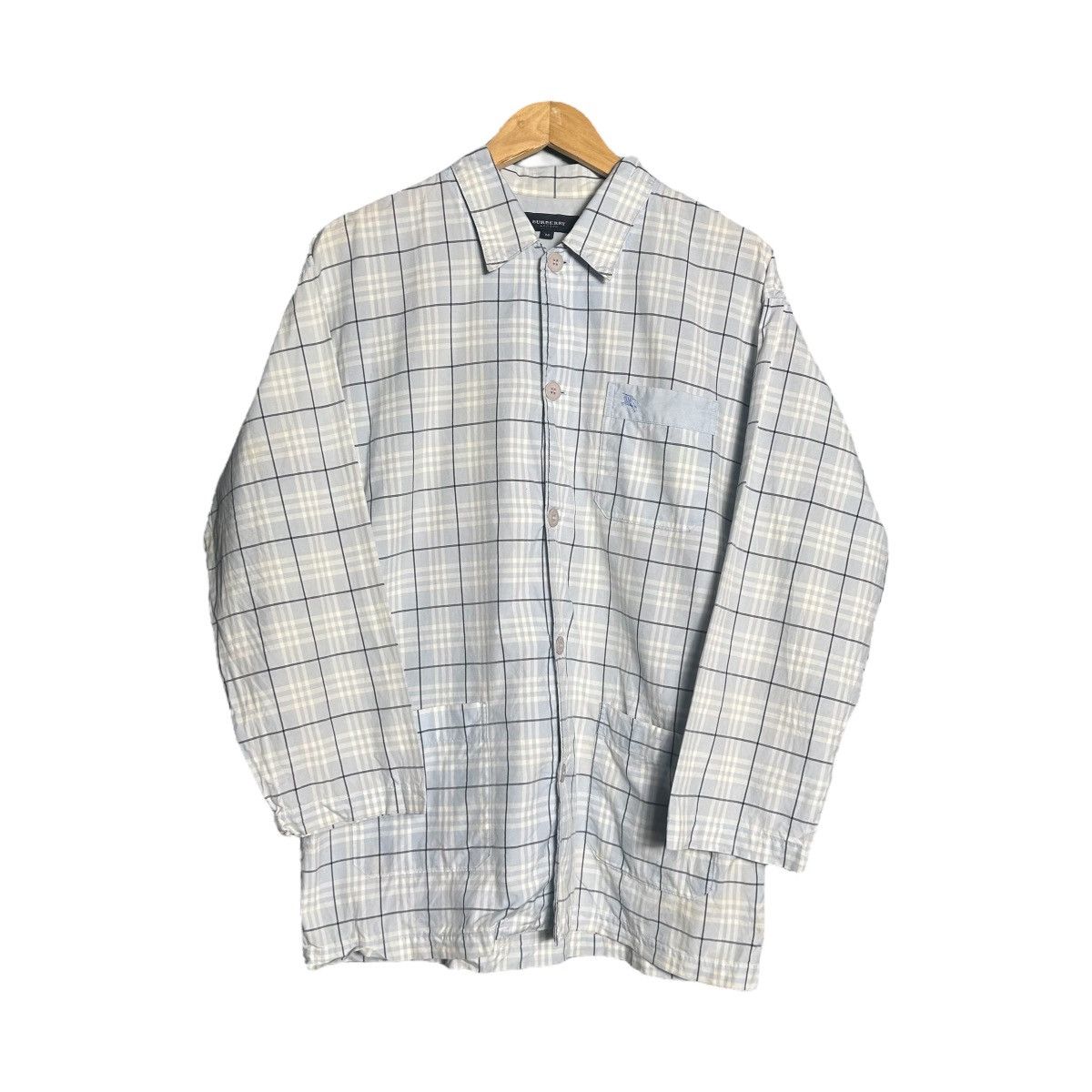 Burberry Burberry Nova Check Button Up Shirt/pajamas Size US XL / EU 56 / 4 - 1 Thumbnail