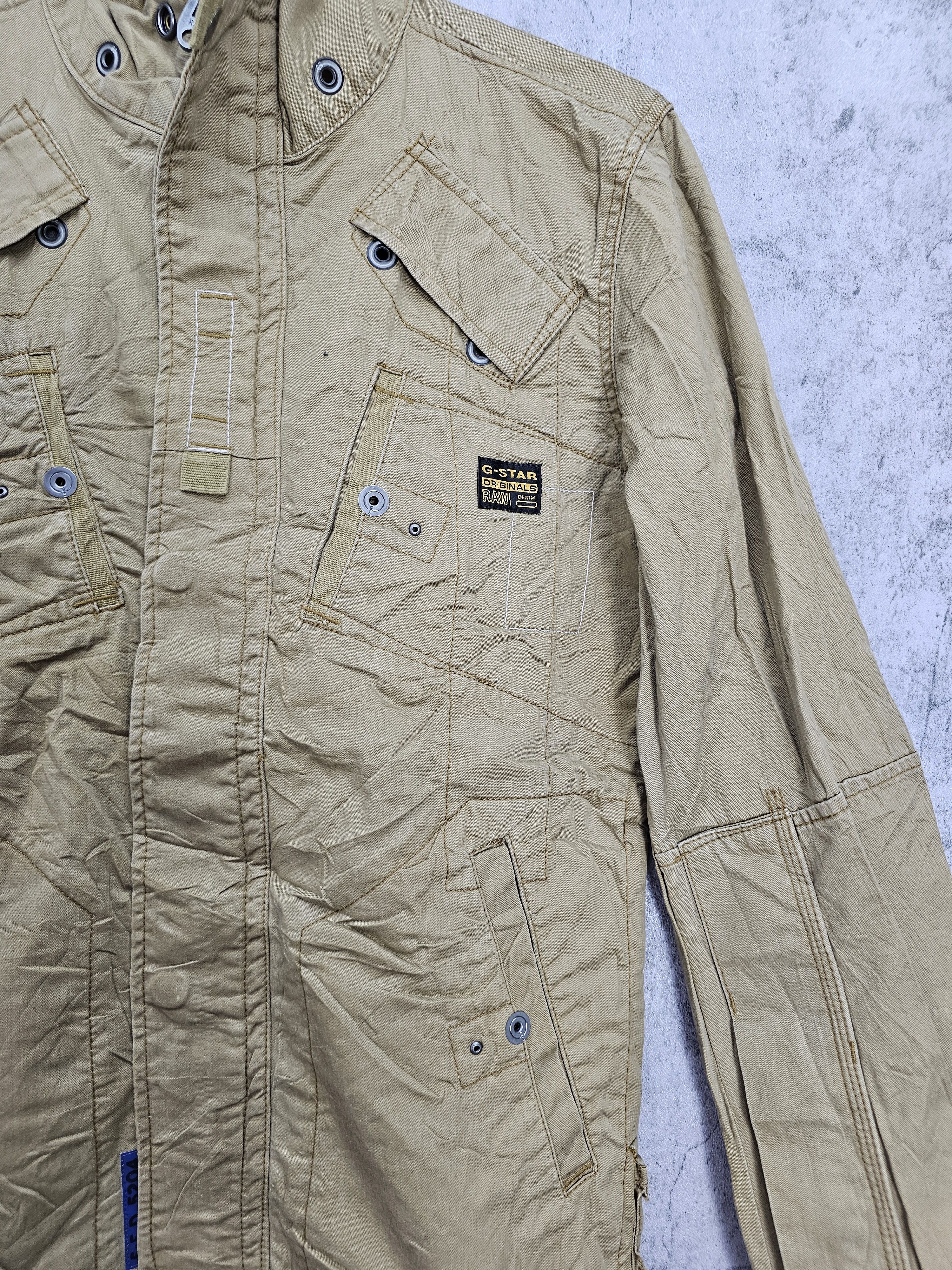 Other G-STAR RAW Multi Pockets Bikers Riders Jacket J0054 Size US M / EU 48-50 / 2 - 5 Thumbnail