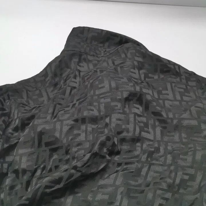 Fendi Fendi Logo Patterned Cropped Long Sleeve Shirt -2507 Size S / US 4 / IT 40 - 3 Thumbnail