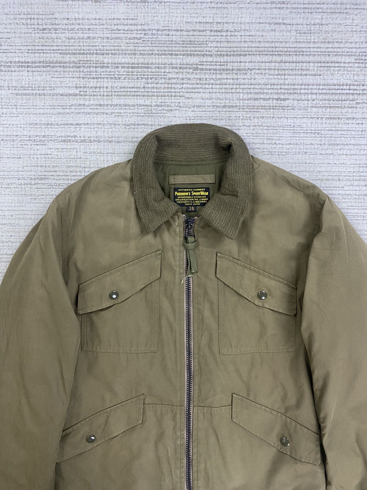 Buzz Rickson's 🔥🔥80s Pherrow’s Military Buzz Rickson’s Bomber Jacket Size US M / EU 48-50 / 2 - 5 Thumbnail