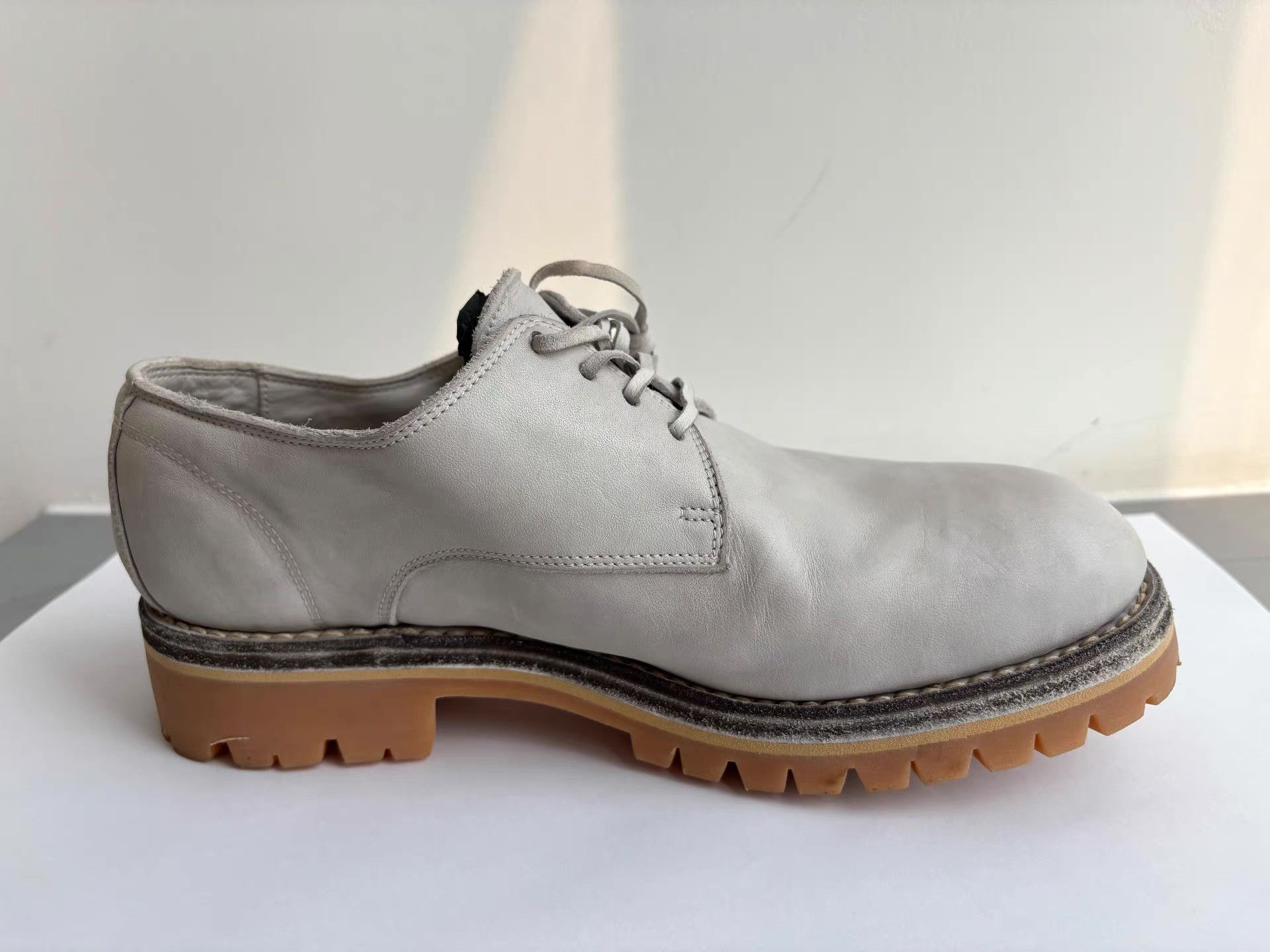 Guidi GUIDI 792V Men's Horse Leather Chunky Sole Derby Shoes Ｑ21 Size US 7 / EU 40 - 8 Thumbnail
