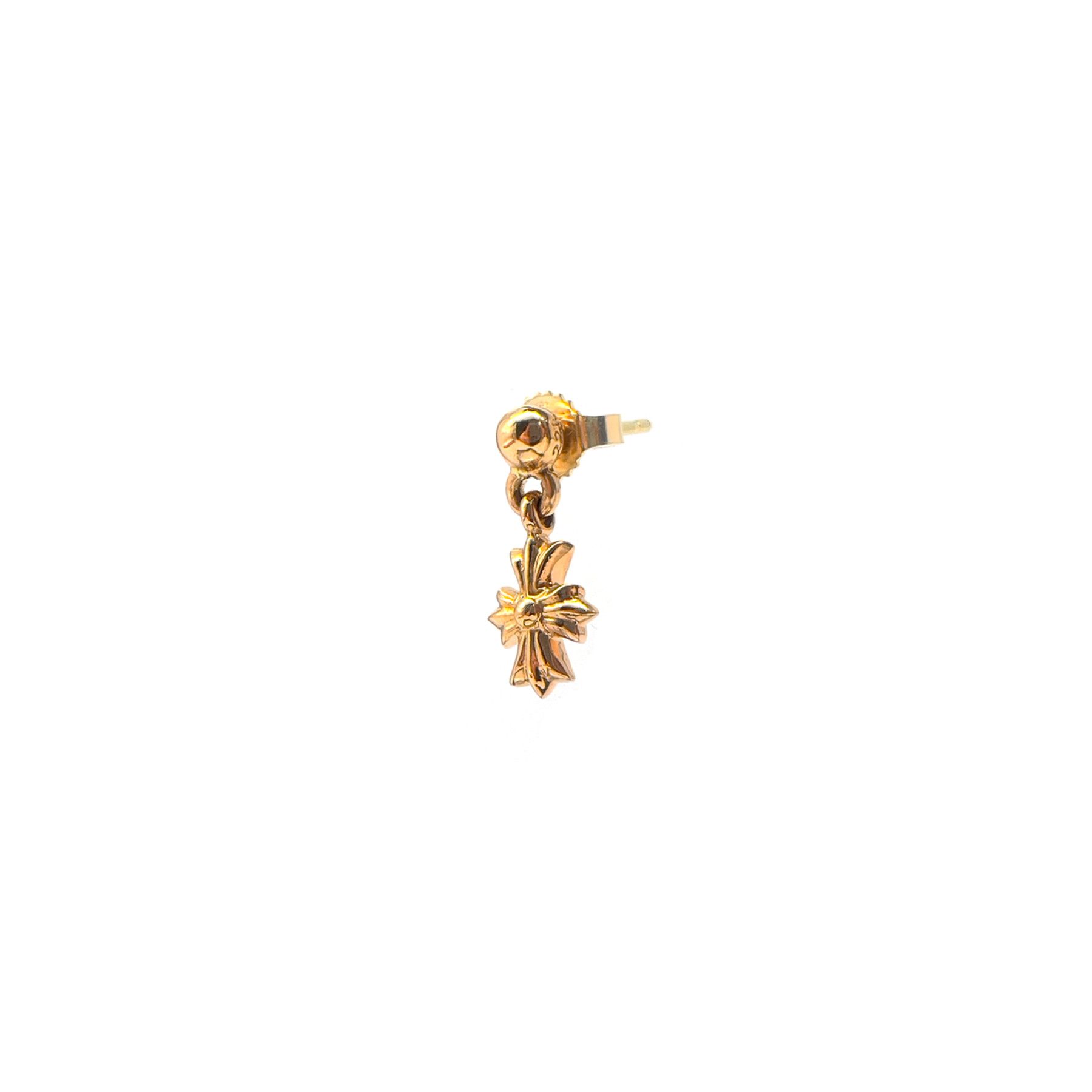 Chrome Hearts Chrome Hearts 22K Gold Tiny E Earring Drop Size ONE SIZE - 1 Thumbnail