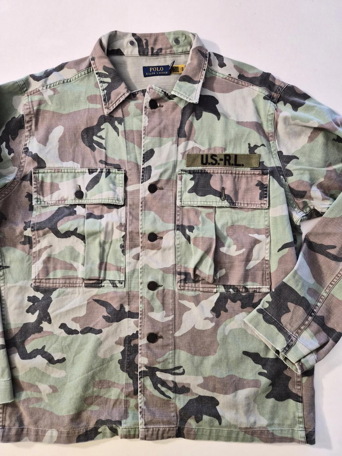 Polo Ralph Lauren POLO RALPH LAUREN CAMO MILITARY OVER SHIRT JACKET L Size US L / EU 52-54 / 3 - 1 Thumbnail