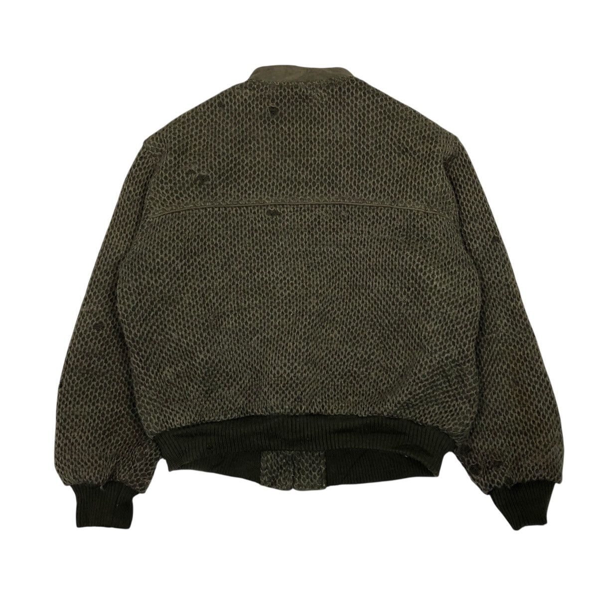 Japanese Brand 🔥DISTRESSED BIKER BOMBER JACKET KINGS WELL ISSEY MIYAKE Size US L / EU 52-54 / 3 - 2 Thumbnail