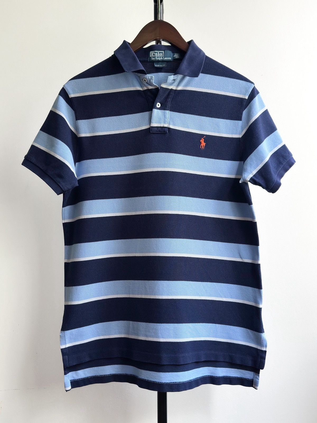 Polo Ralph Lauren Vintage 90s Polo Ralph Lauren Striped Polo Shirt Size US L / EU 52-54 / 3 - 1 Thumbnail