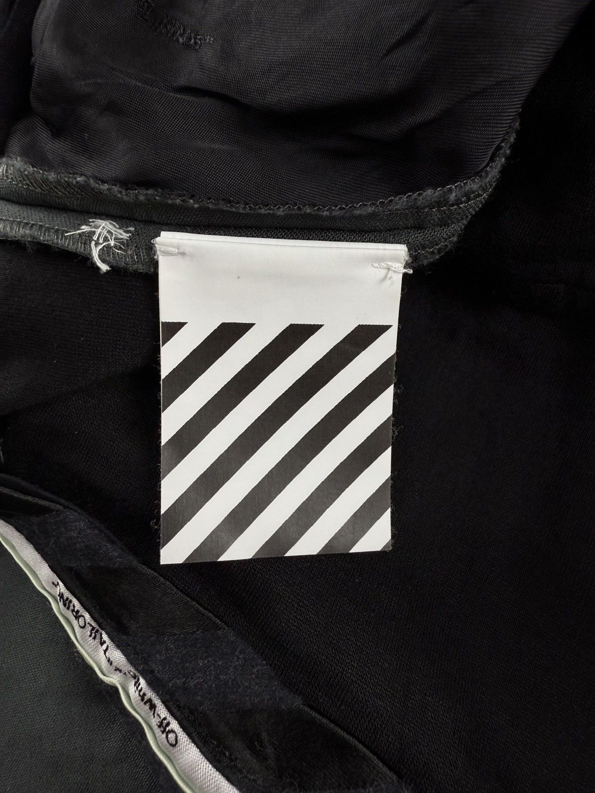 Off-White Off White Straight Leg Wool Tailored Pants Size US 32 / EU 48 - 13 Thumbnail