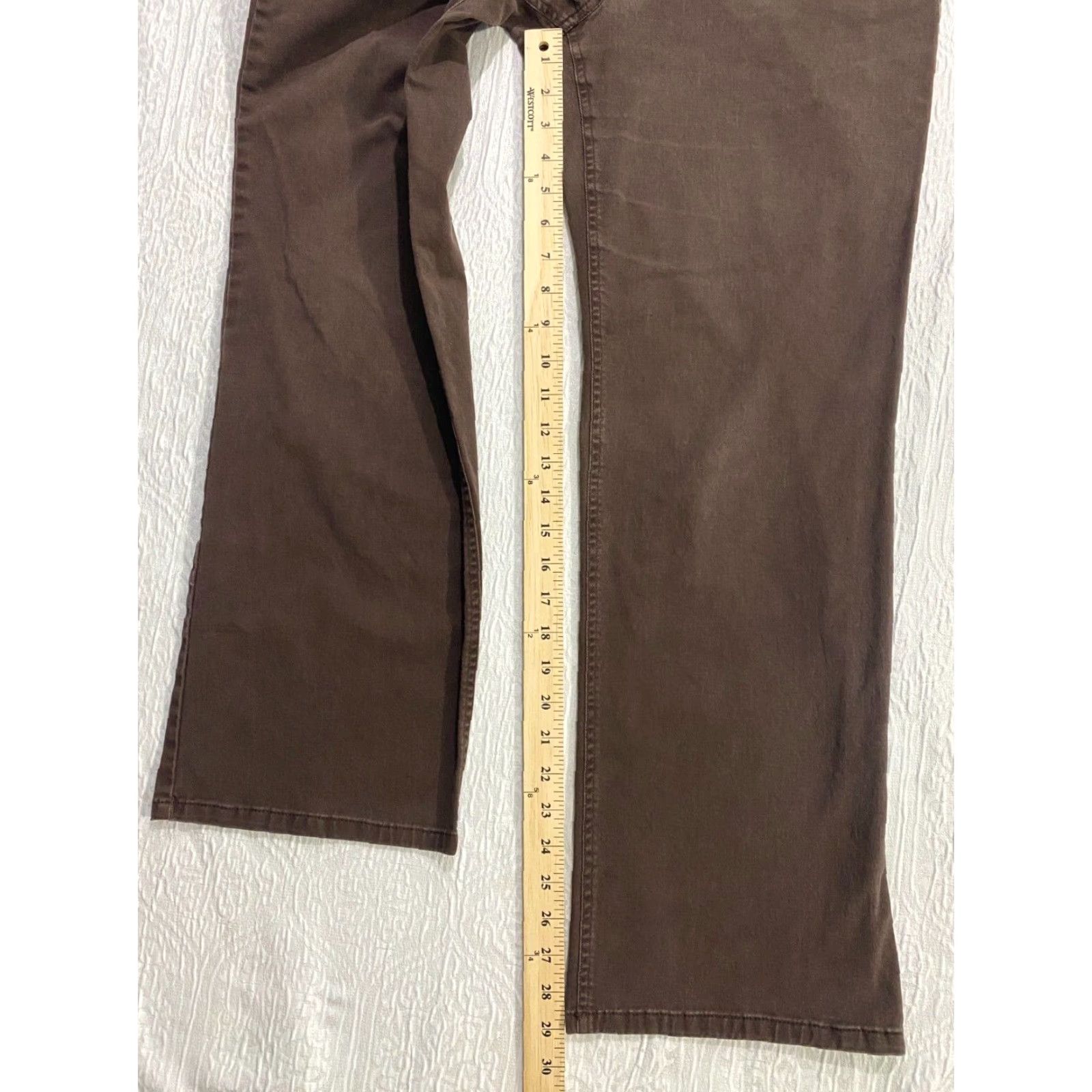 Vintage Dressbarn Pants Womens Size 12 Brown Size 34" / US 12 / IT 48 - 6 Thumbnail