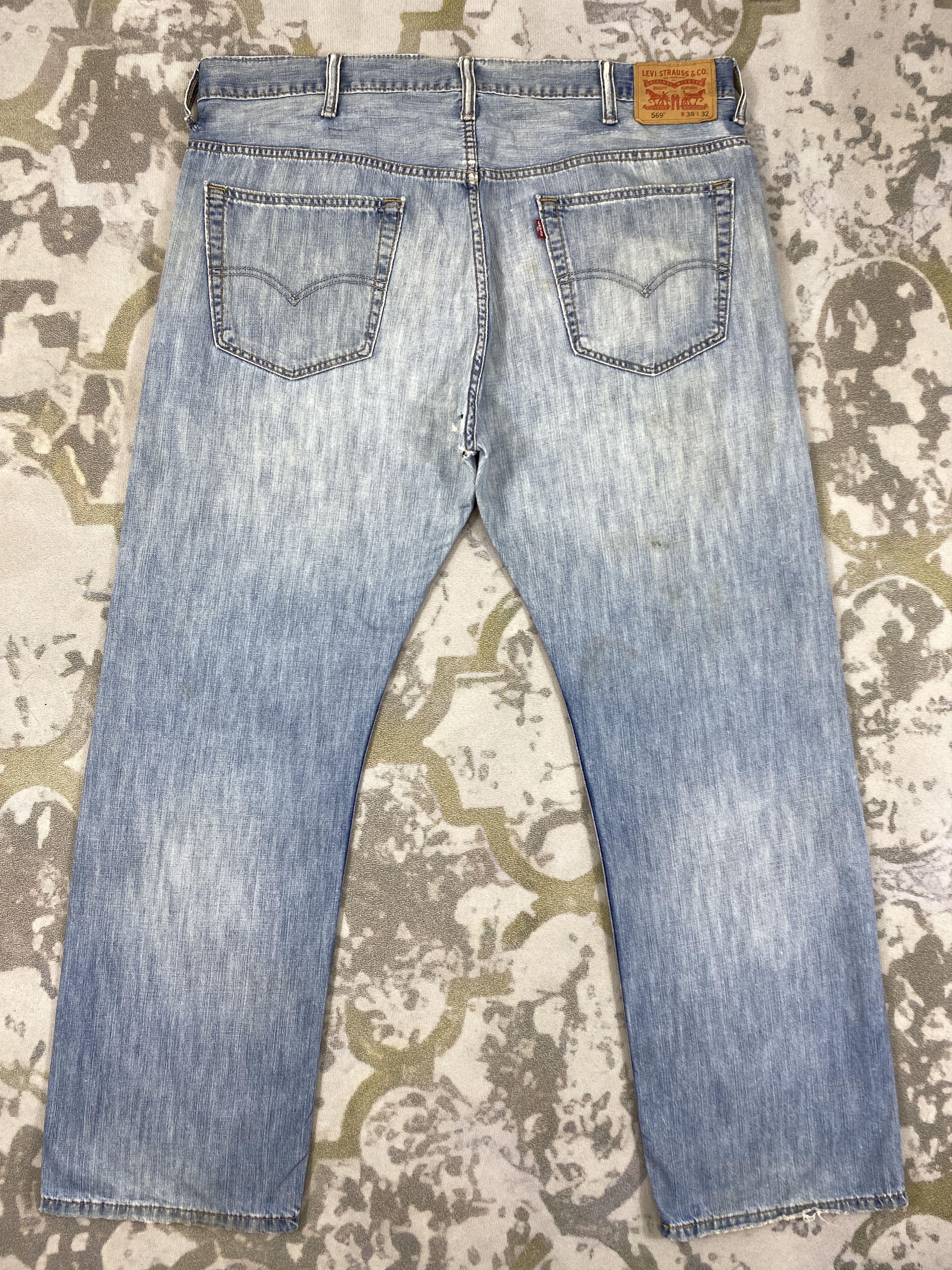 Levi's Light Wash Vintage Levi's 569 Denim 42x31.5 -JN491 Size US 40 / EU 56 - 2 Thumbnail