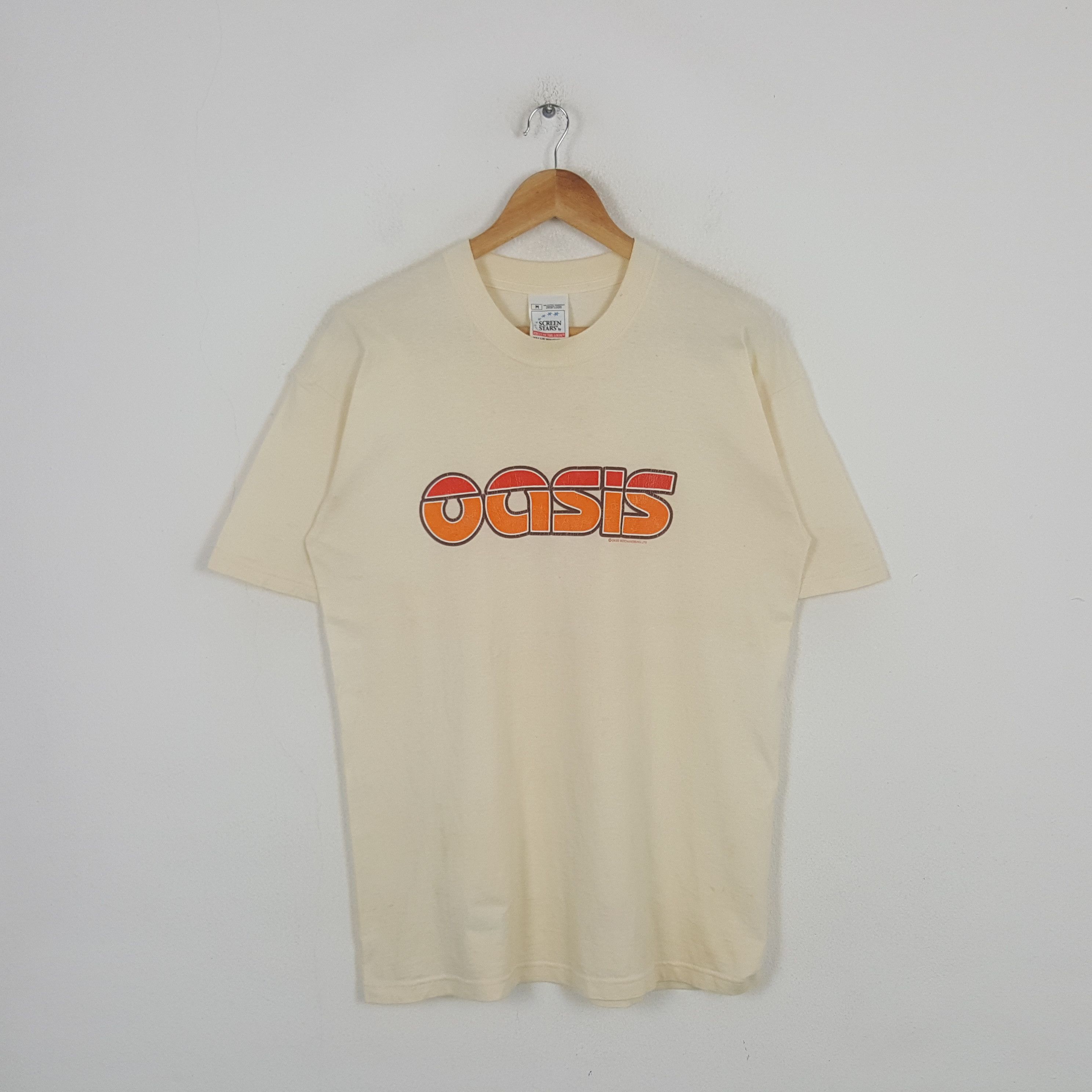 Vintage Oasis Britpop Rock Band 90's Tshirt RR3