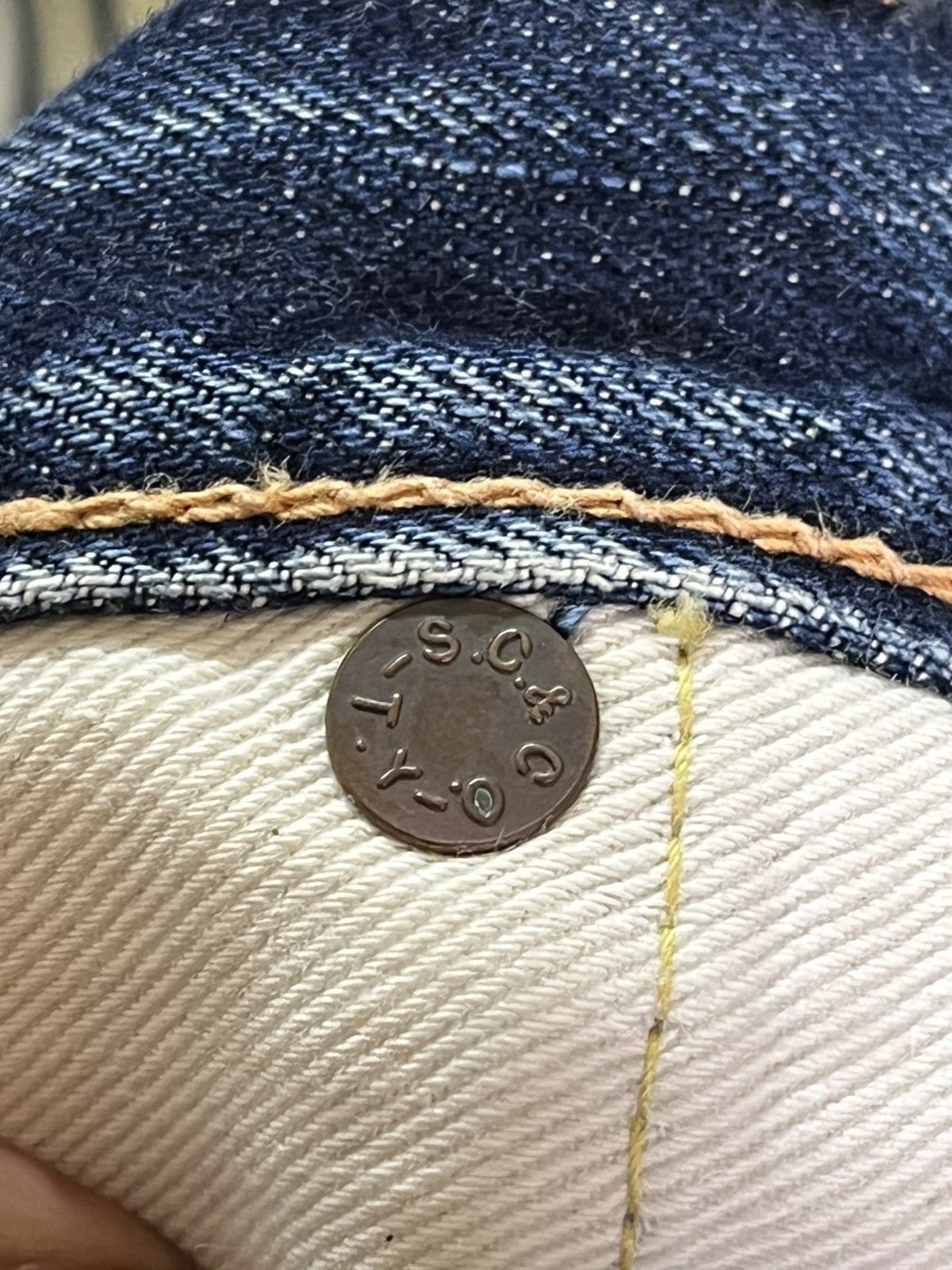 Sugar Cane Vintage Sugar Cane 1947 Selvedge Distressed Denim Size US 29 - 13 Thumbnail