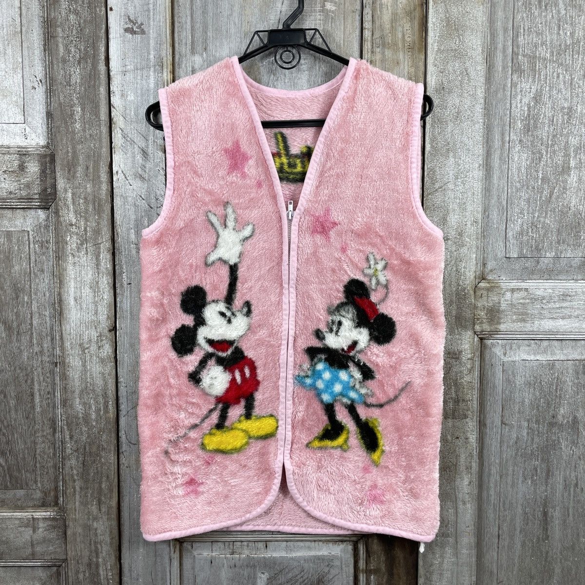 Cartoon Network × Mickey Mouse × Vintage Vintage Mickey Mouse Fleece Zipper Vest Size US M / EU 48-50 / 2 - 2 Thumbnail